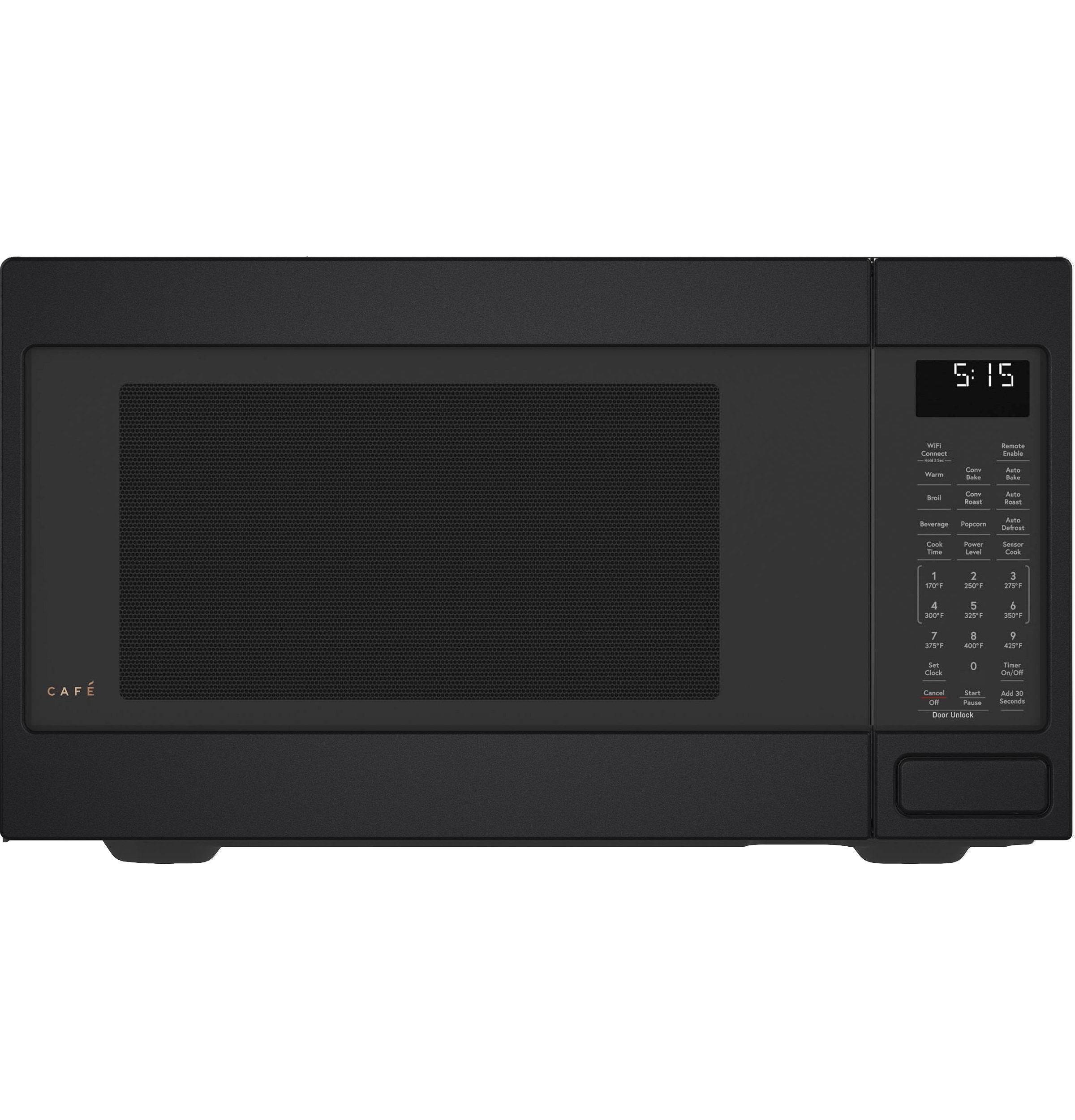 Cafe CCWK15C1WDS 1.5-cu ft Medium 1000 -Watt Sensor Cooking Controls Countertop Convection Microwave ( Matte Black )