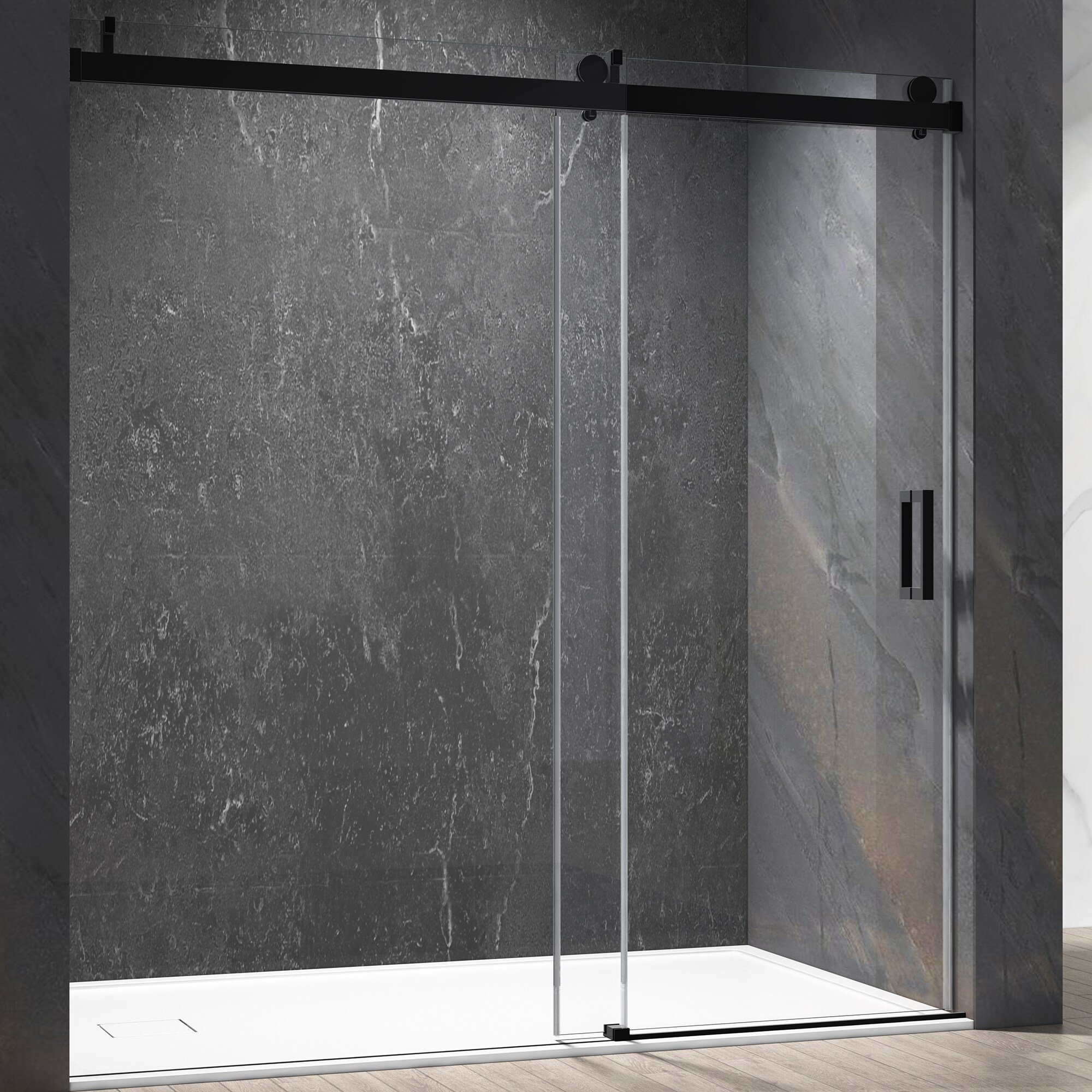 WELLFOR CV-SS08-7276BL Shower-Doors - View #2