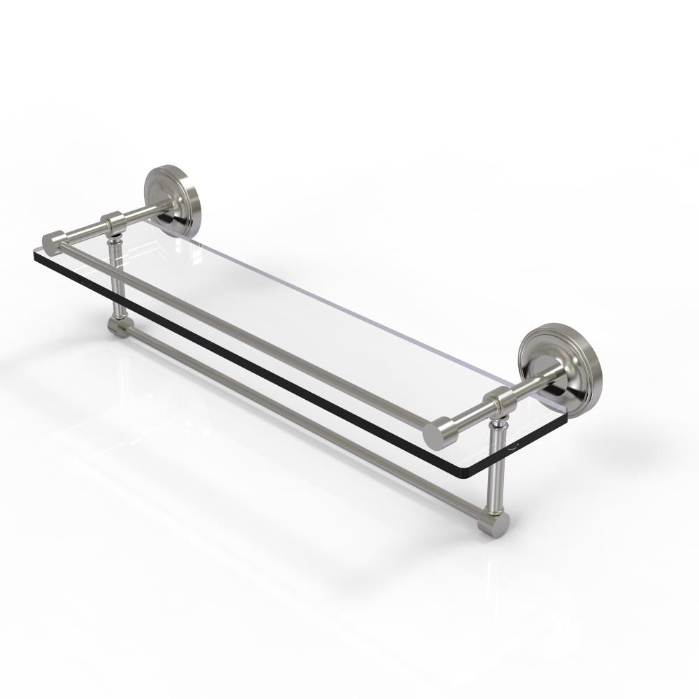 Allied Brass PRBP-1TB/22-GAL-SN Prestige Regal Satin Nickel Wall mount Bathroom Shelf ( 22-in x 5-in x 5-in )