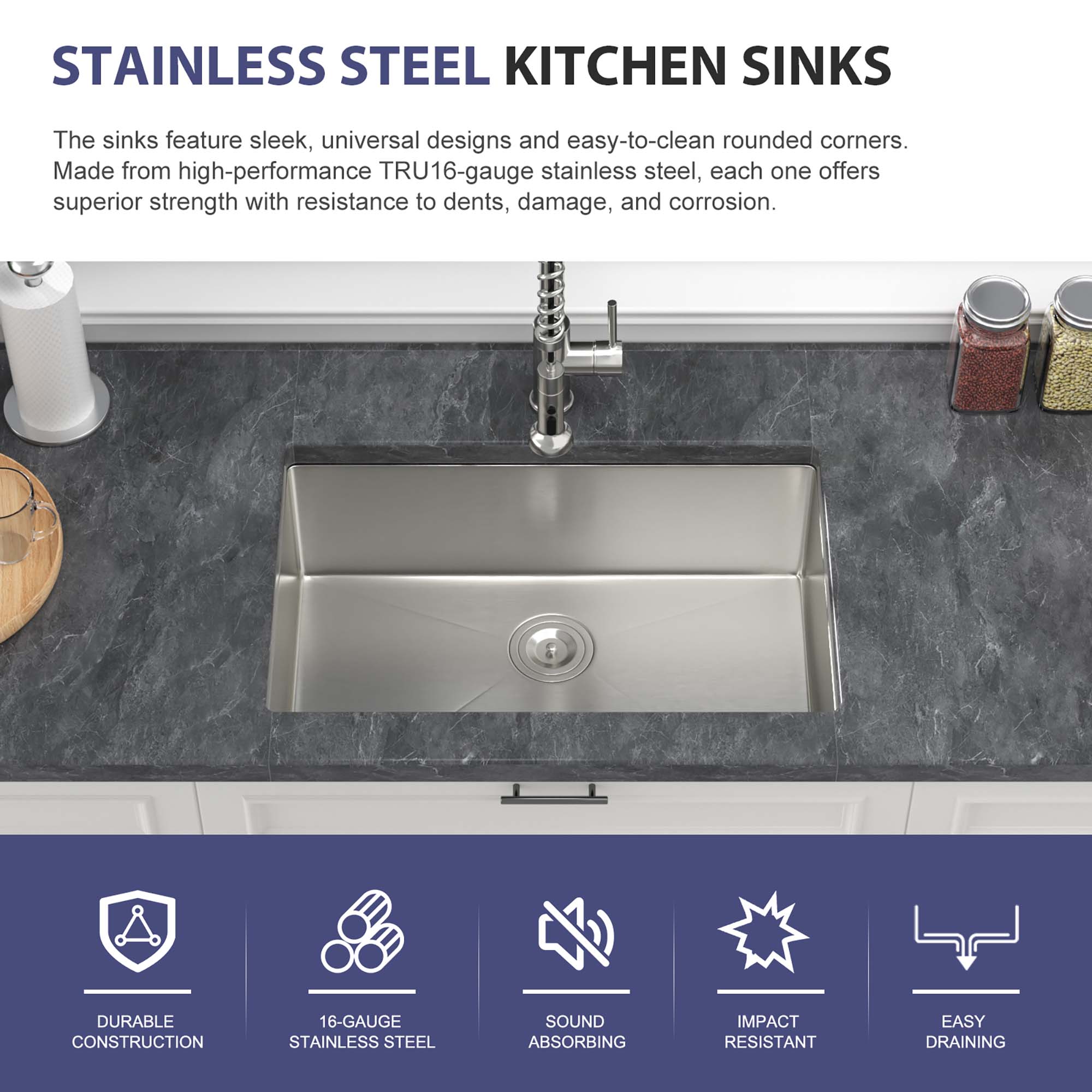 Fun Orange FUN26W5878-04 Kitchen-Sinks - View #8