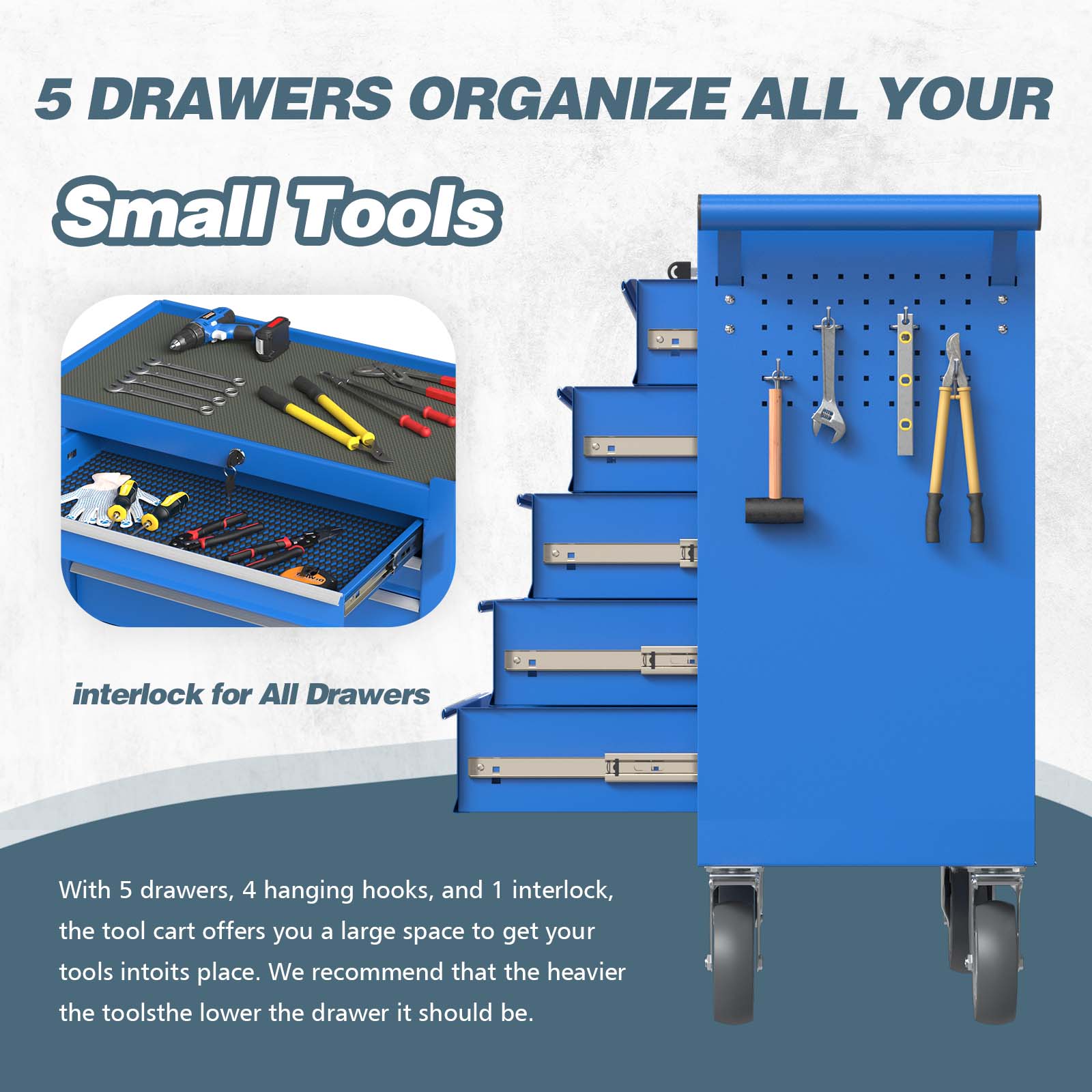 RaDEWAY TH111208-BU Tool-Cabinets - View #3