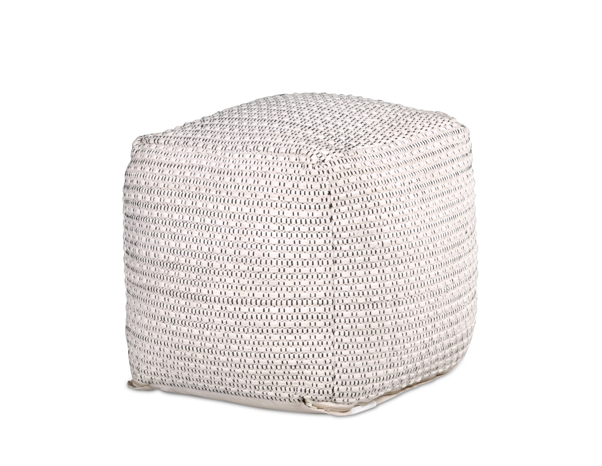 Steve Silver HK180P Casual Ivory Wool Ottoman