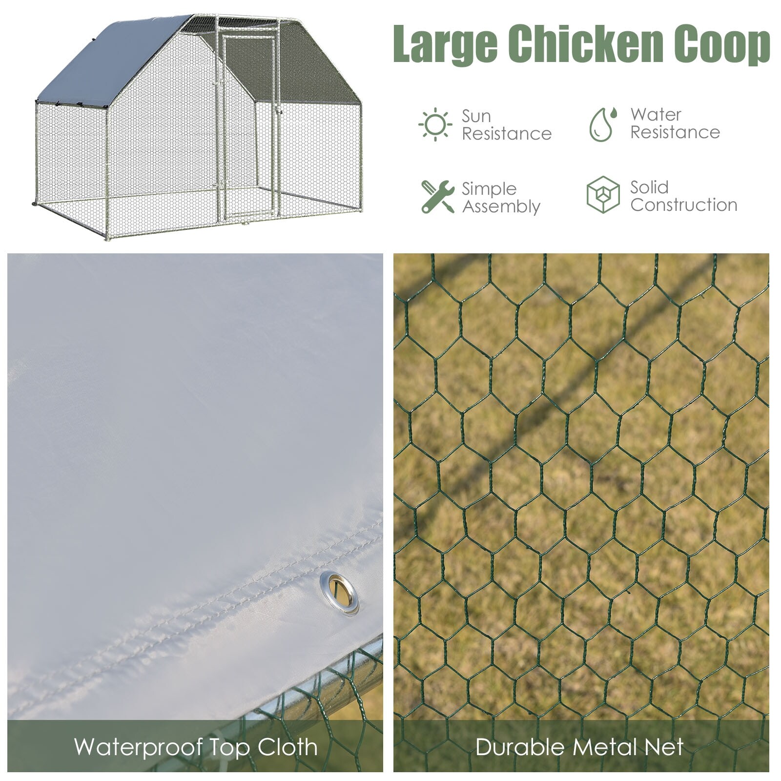Slickblue D-CO-+1837SP Chicken-Coops-Rabbit-Hutches - View #5