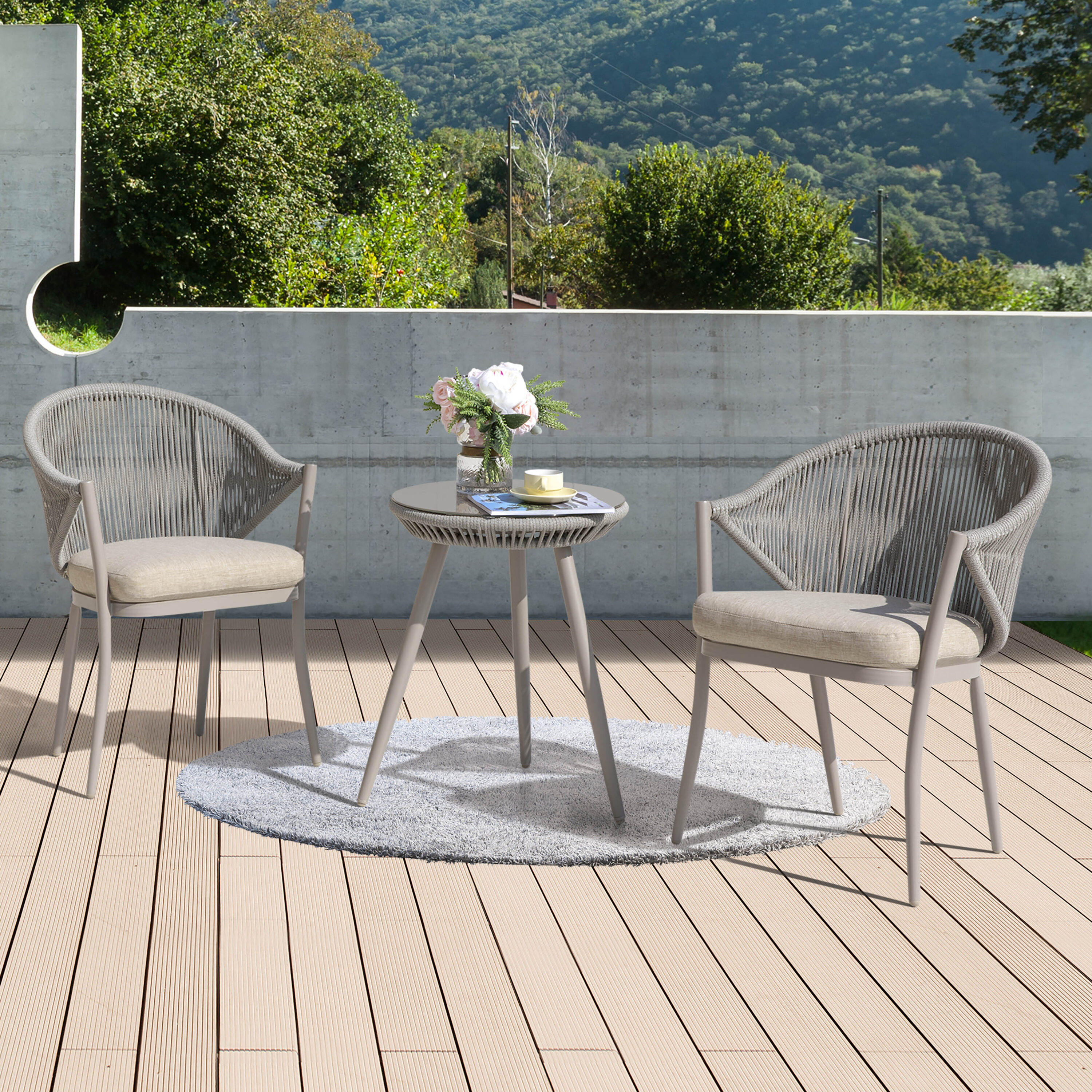 Nuu Garden SRS001-01-KF Patio-Conversation-Sets - View #10