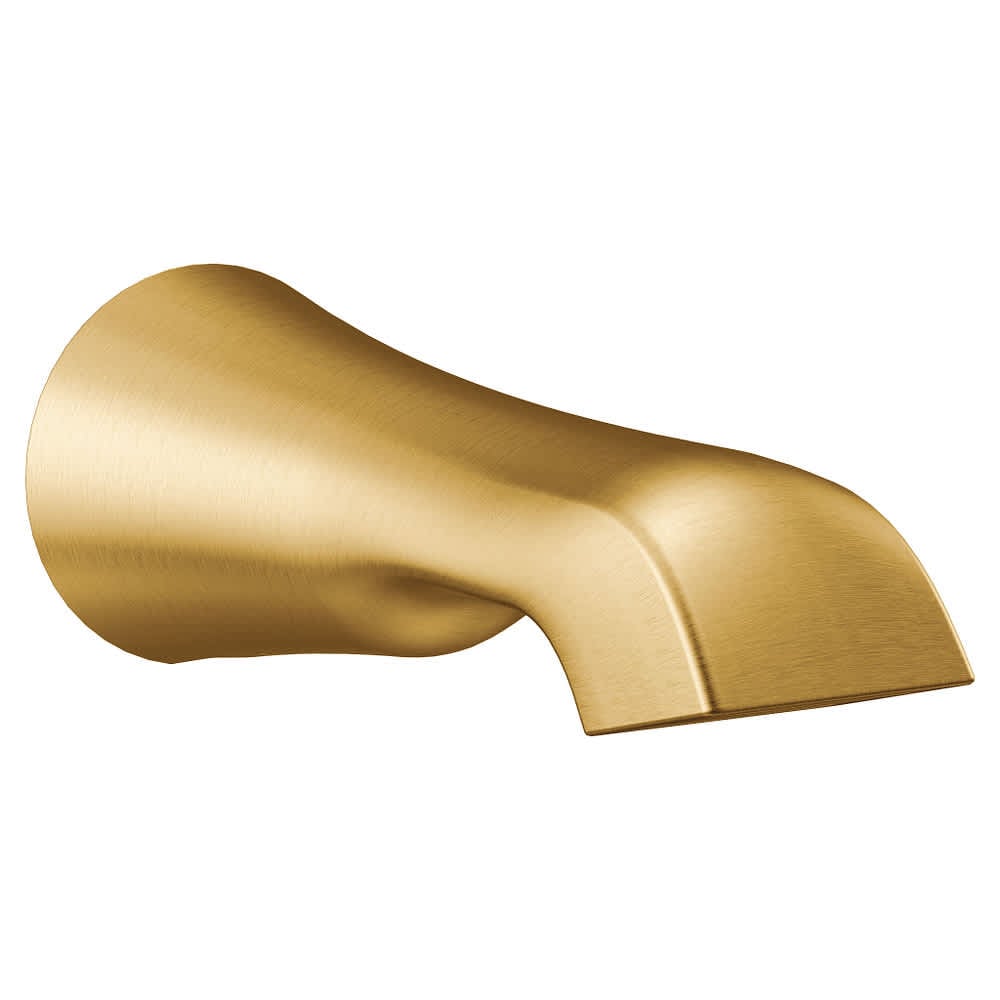 Moen Flara Nondiverter Spouts in Brushed Gold