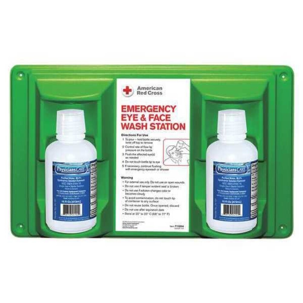 First Aid Only Eye Wash Station2-16 oz. Bottles 711004 #711004