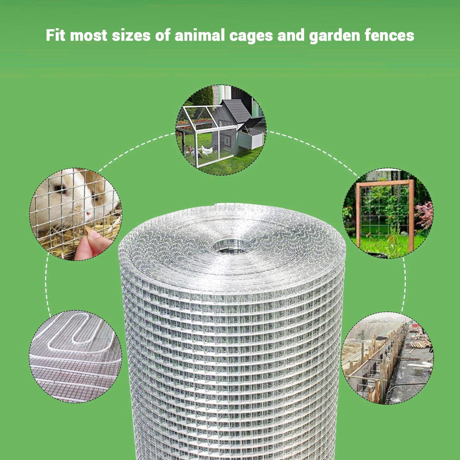 GAOMON 3.3-FT X 82-FT Rolled-Fence - View #3