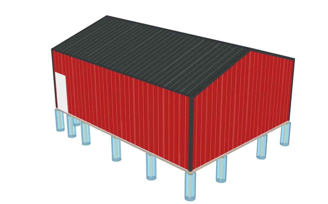 MASTER Building Components BKL24321025 Metal-Storage-Buildings-Sheds - View #2