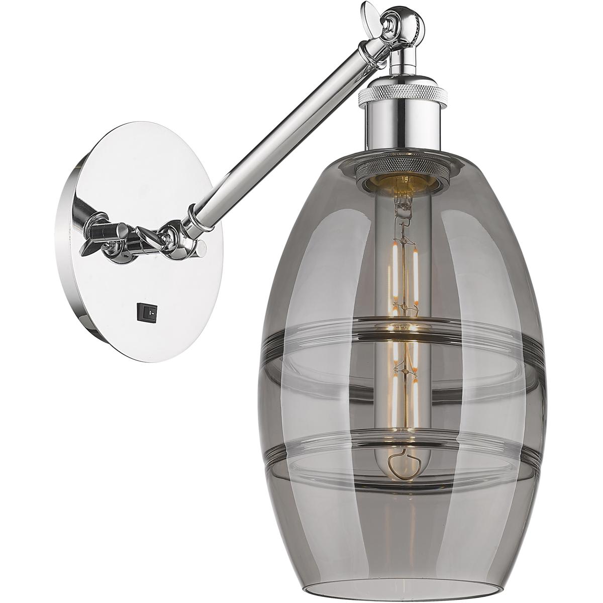 Innovations Lighting - 317-1W-PC-G557-6SM Ballston Vaz Wall Sconce Polished Chrome