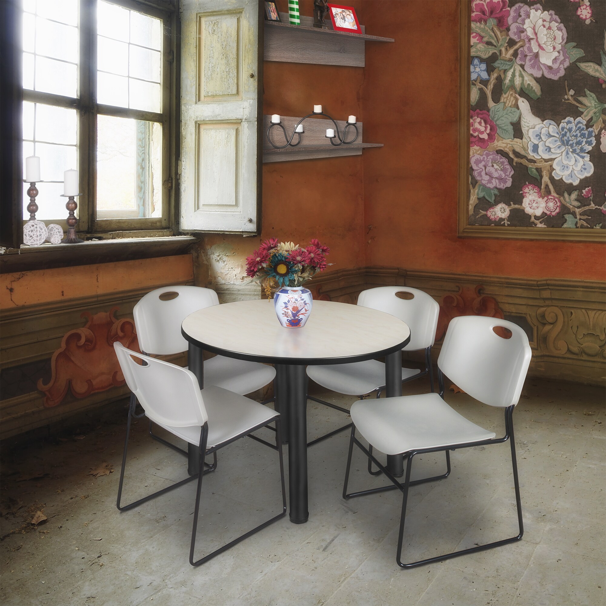 Regency TB42RNDPLBPBK44GY Office-Tables - View #7