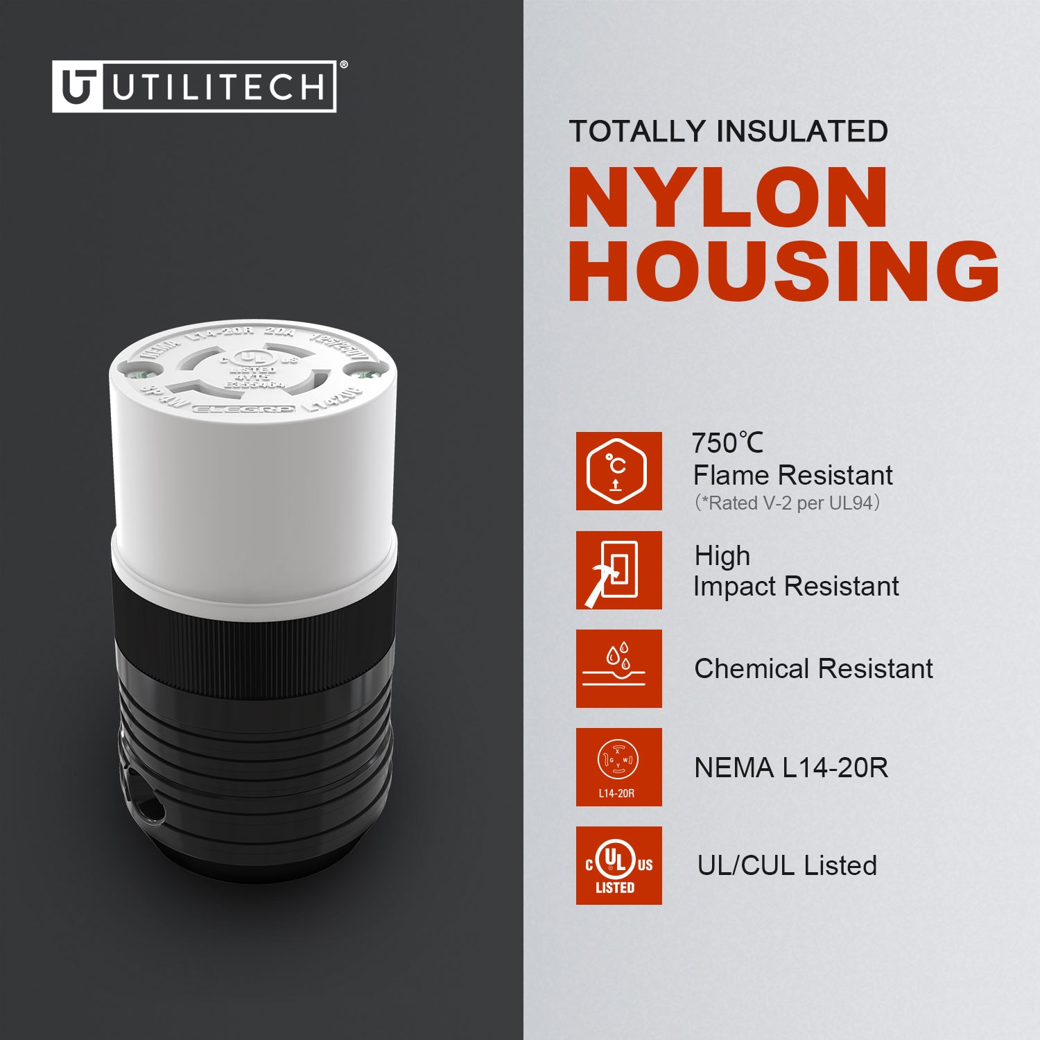 Utilitech L1420C Electrical-Plugs-Connectors - View #2