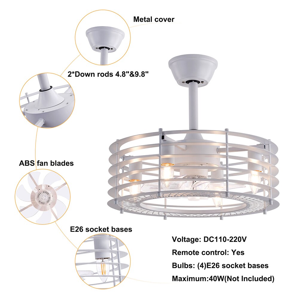 Oukaning JZUCOD8M99HCX Ceiling-Fans - View #5