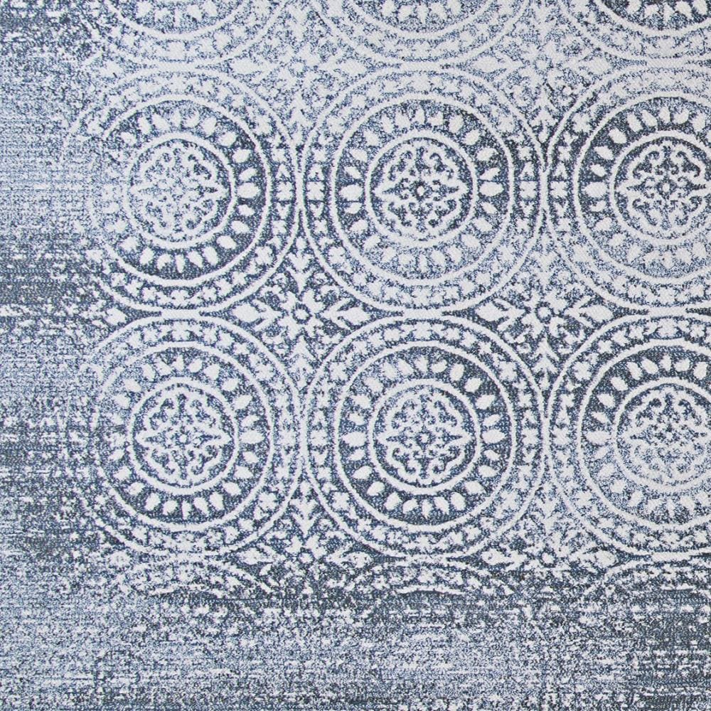 Slate Blue & Pearl Reversible Handmade Area Rug - 6'6" x 9'6"