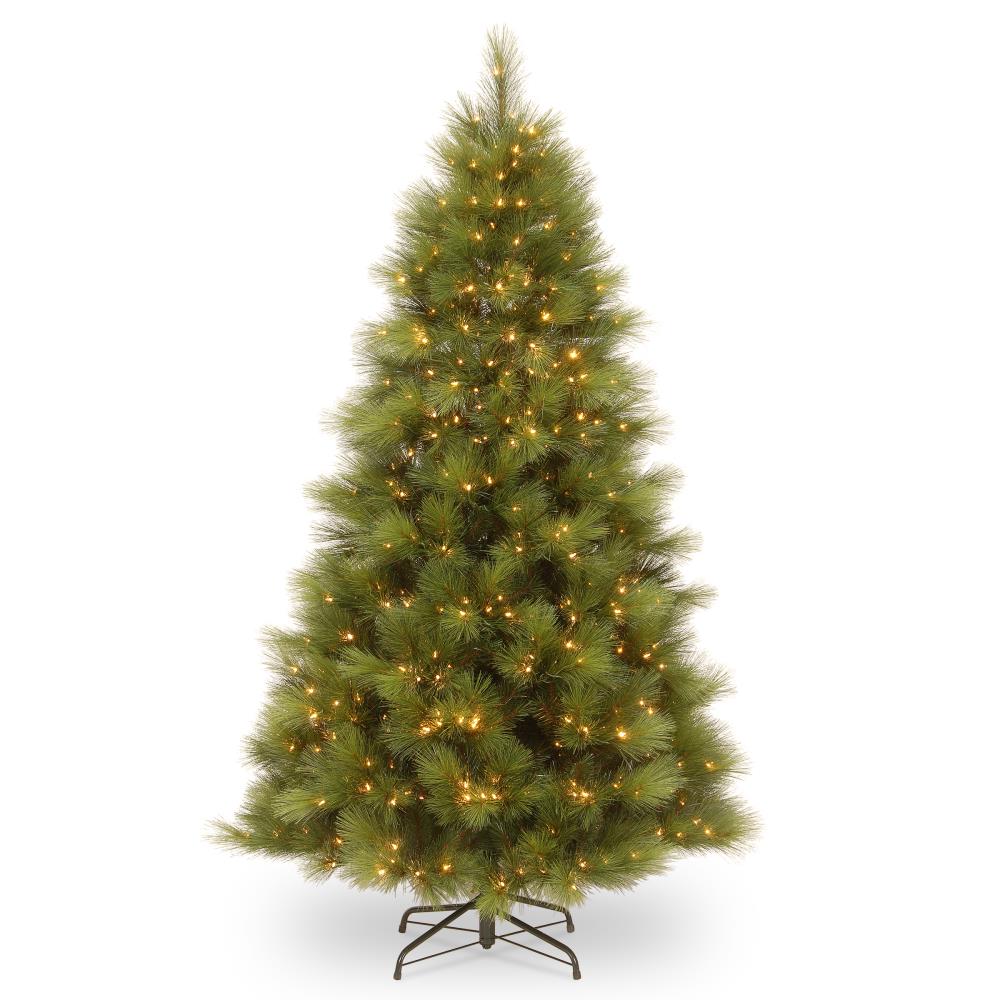 National Tree Company ARC3-D07-75 7.5-ft Pine Pre-lit Artificial Christmas Tree with LED Lights