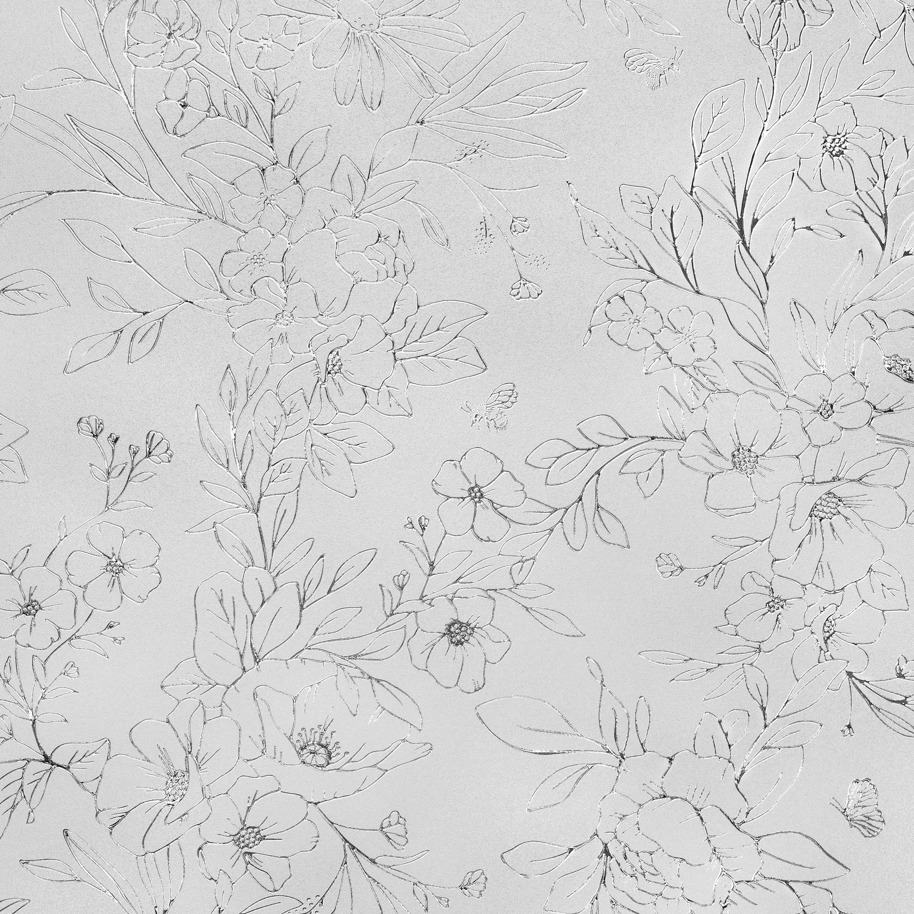 Style Selections 03-0316 Garden Sidelight 12-in x 83-in Frosted Glass Decorative Window Film