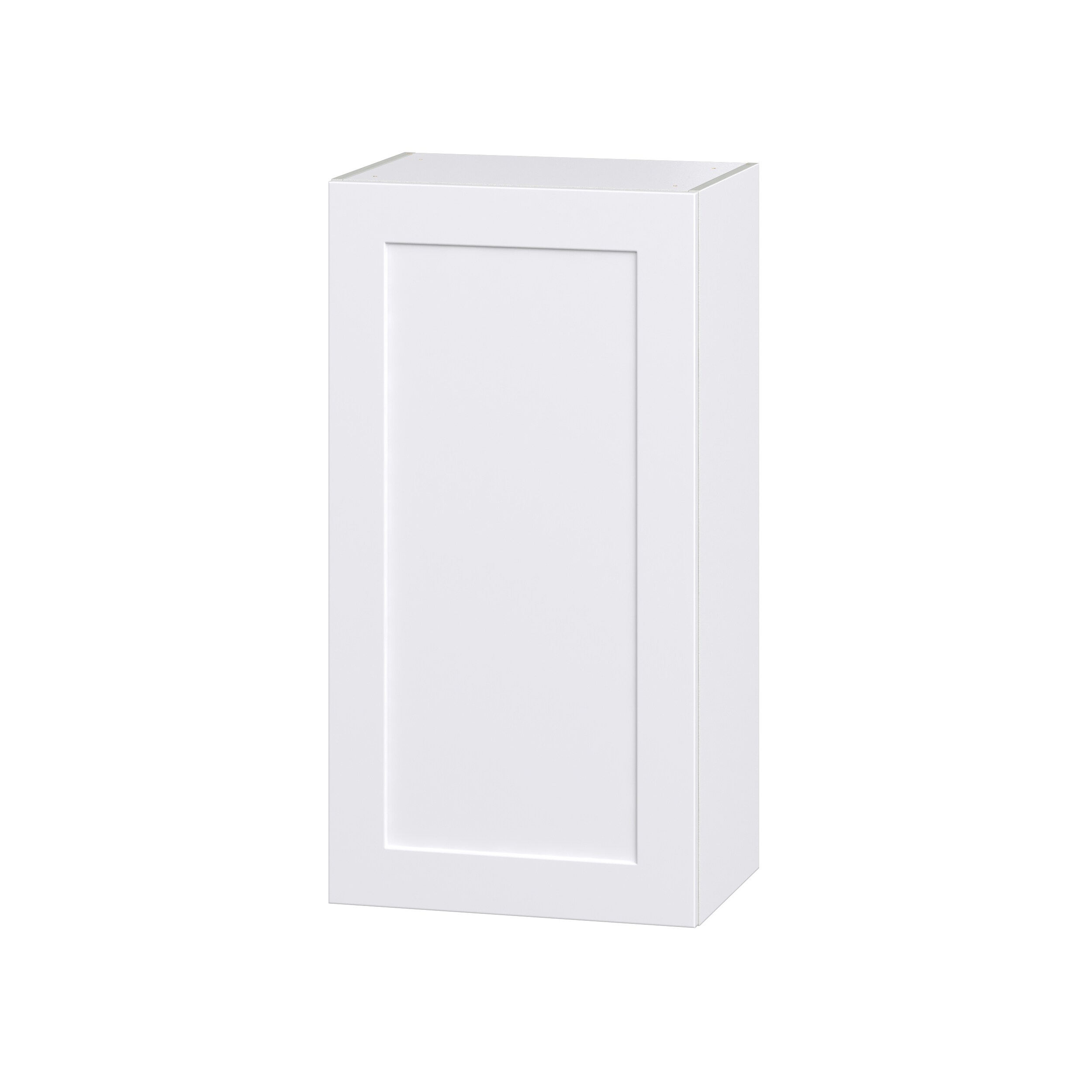 Hugo&Borg Jolie 24-in W x 40-in H x 14-in D Warm White Wall Fully Assembled Cabinet (Recessed Panel Shaker Door Style)