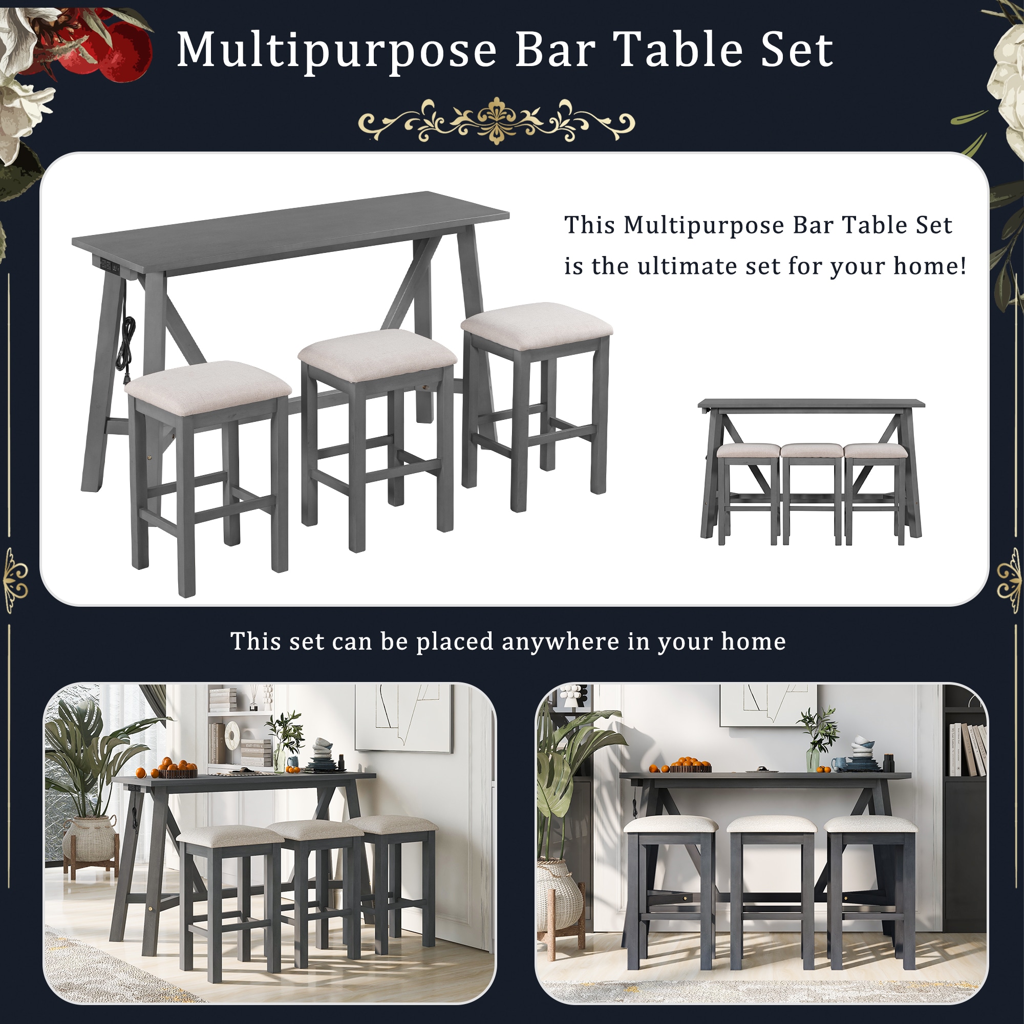ModernLuxe L-WF298919AAE Dining-Sets - View #4