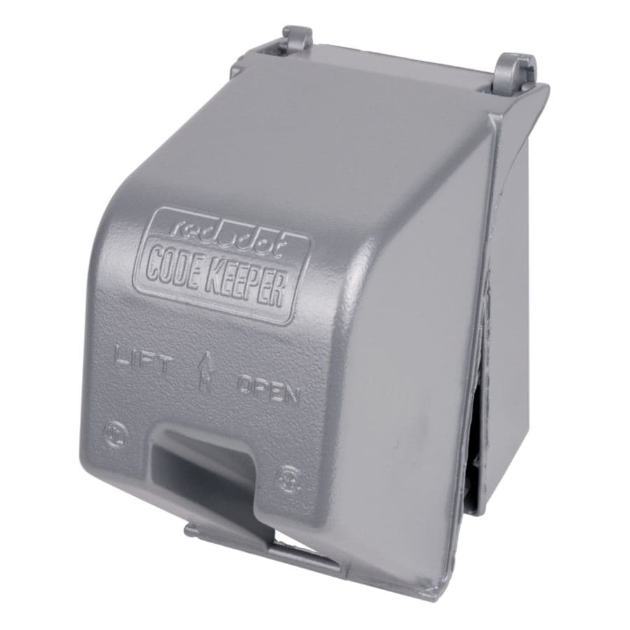REDDOT CKLSVU 1-Gang Square Metal Weatherproof Electrical Box Cover