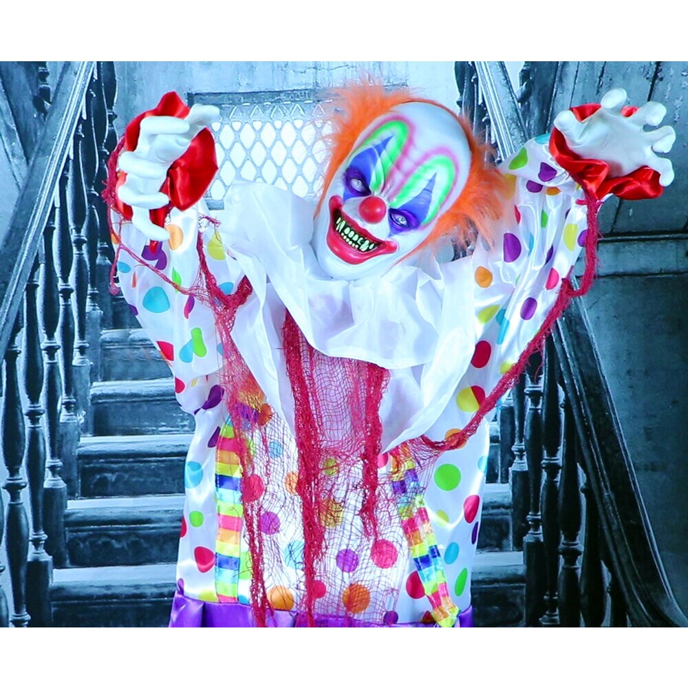 Haunted Hill Farm HHCLOWN-1FLA Halloween-Animatronics - View #9