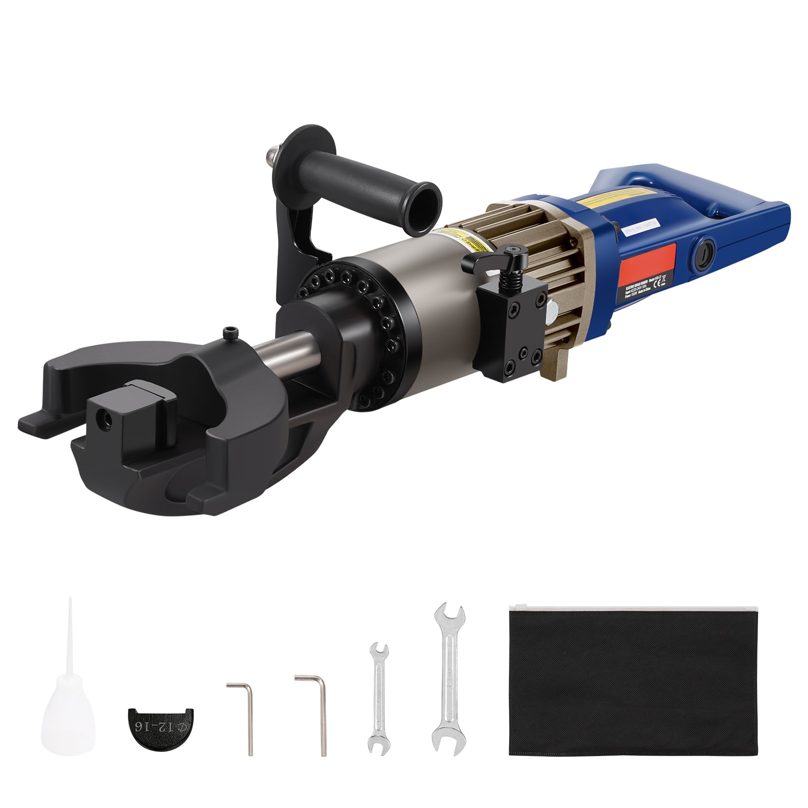 SVOPES SVOPESSTGJWQJ01589V1 Electric Hydraulic Rebar Bender 1.2 KW 0.9 inch 22 mm Hand Held Rebar Bender 110 V Portable Electric Rebar Bender within 5 s