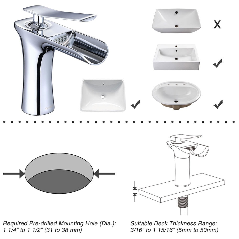 Yescom 81FH1012-2-1-CHR-LO Lavatory-Faucets - View #2