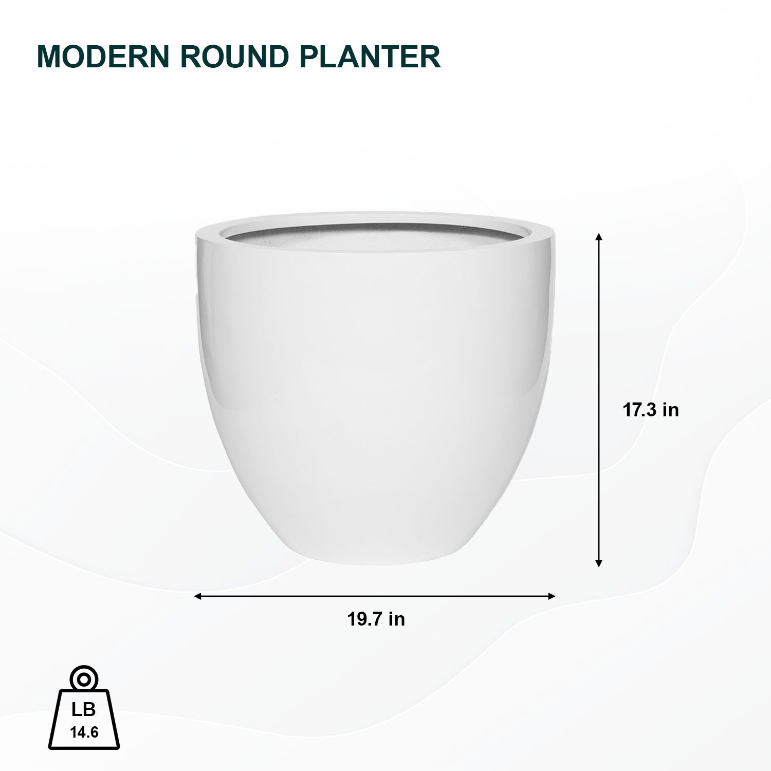 Pottery Pots E1335-S1-01 Planter-Window-Box - View #2
