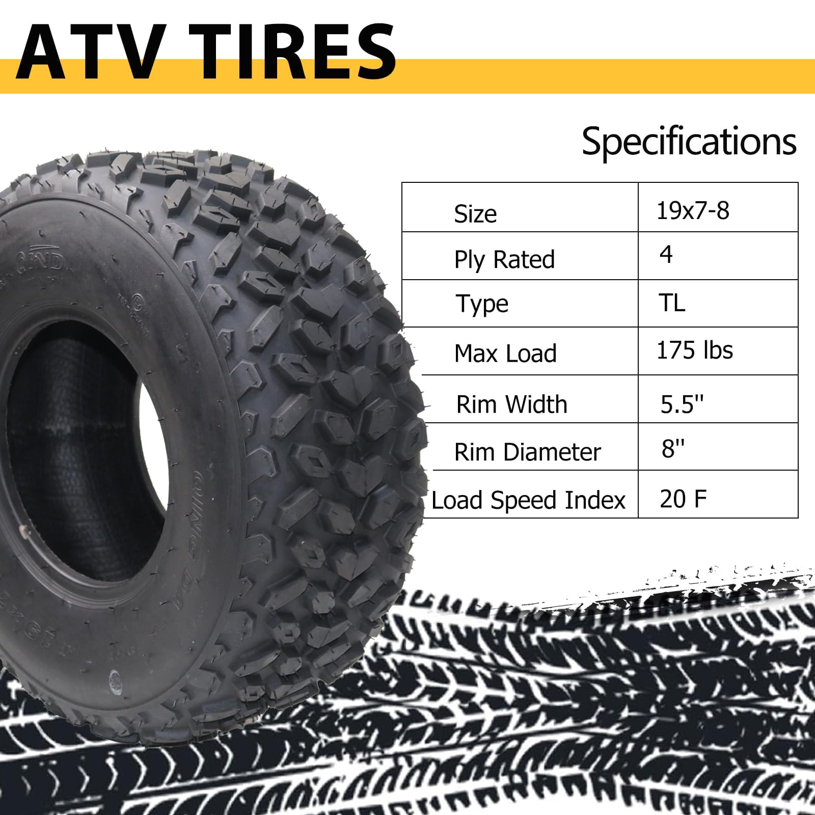 GarveeLife LMYTR-Y48IU62406 Ope-Wheels-And-Tires - View #2