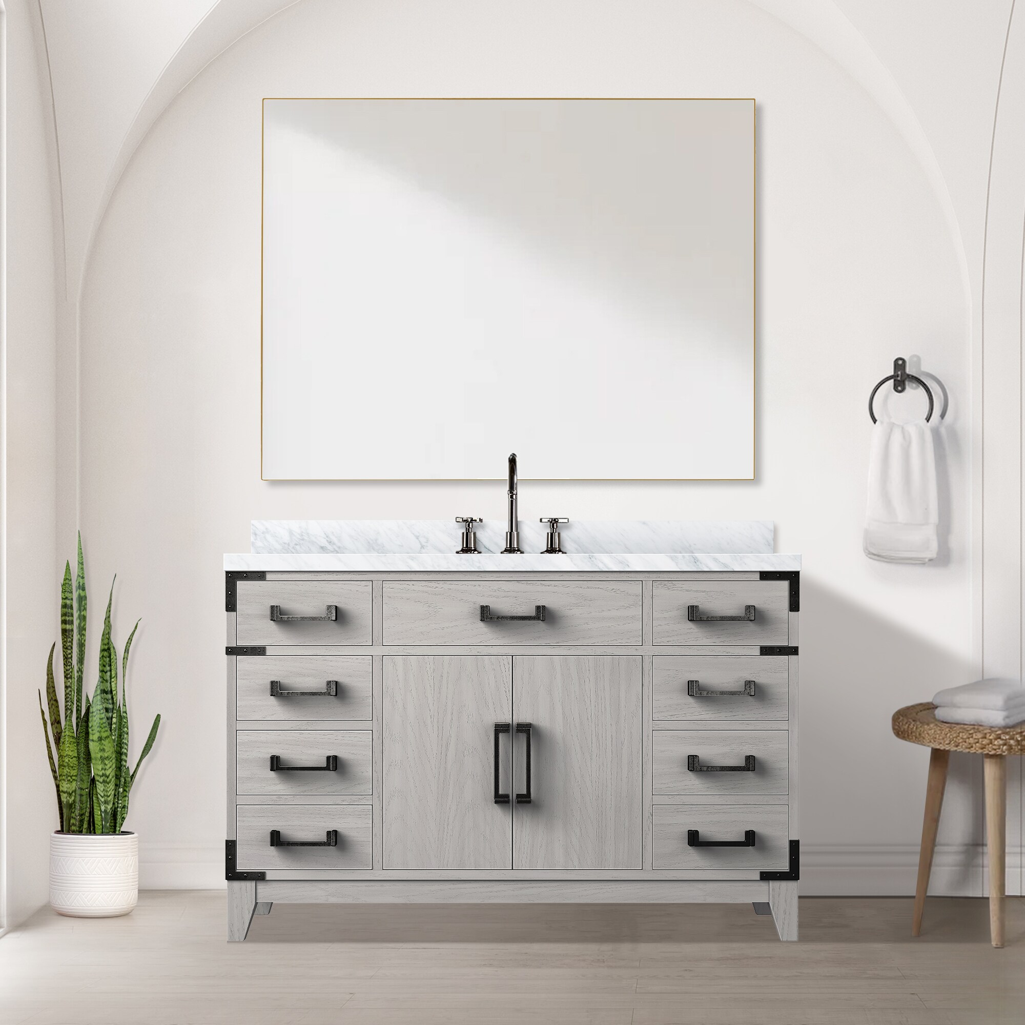 Lexora LVW48SM110 Bath-Vanity-Combo - View #5