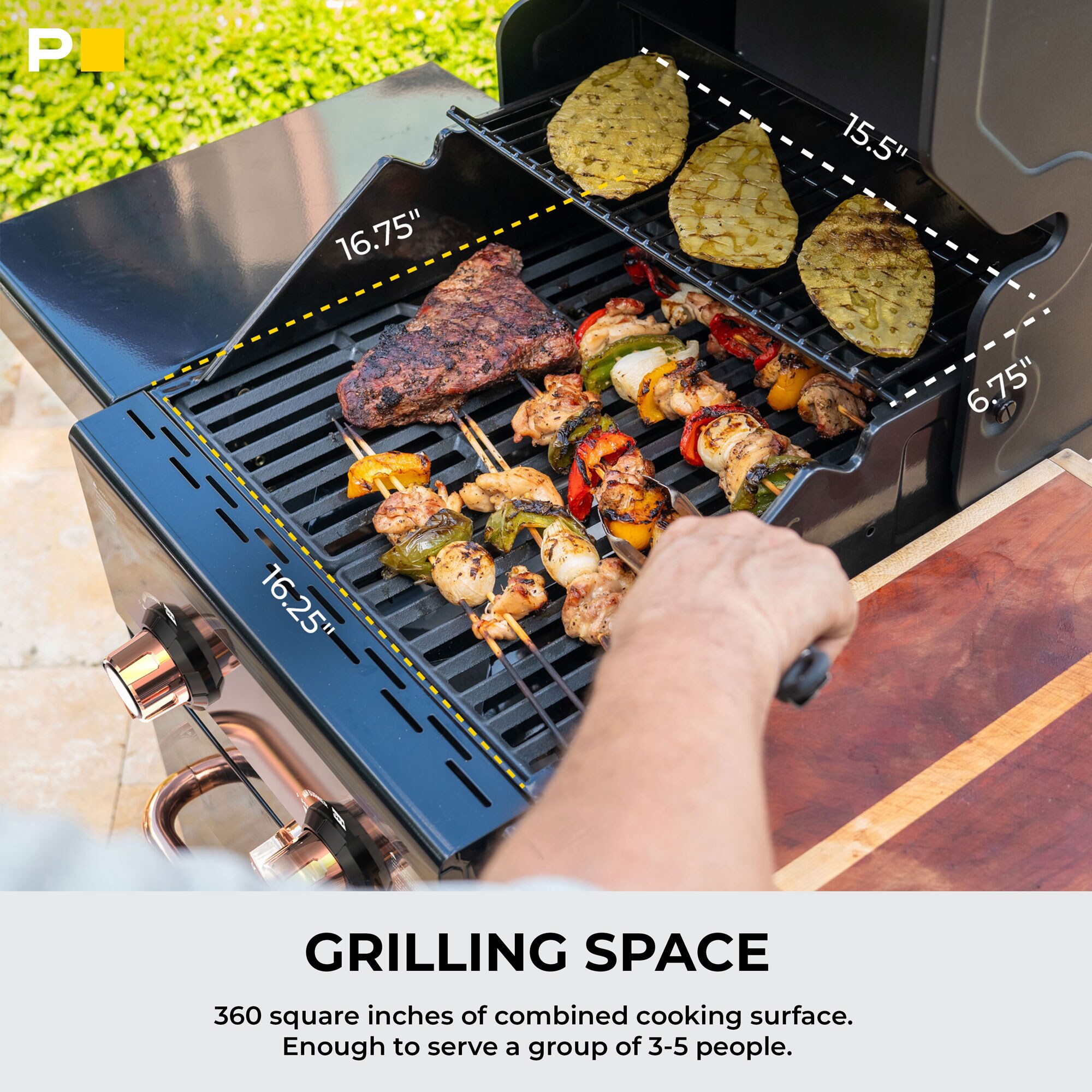 Permasteel PG-40201-BC Gas-Grill - View #4
