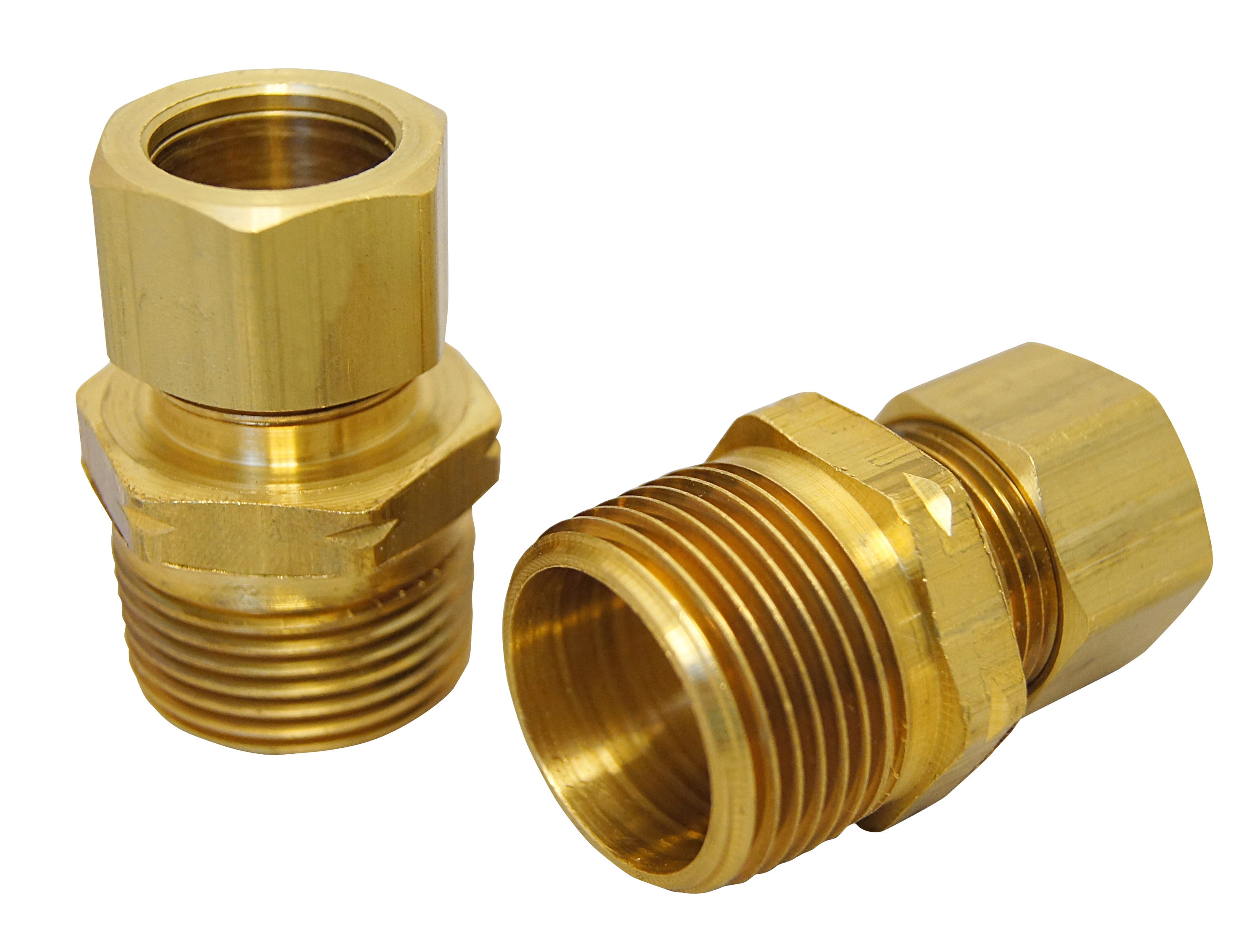 Compression Fitting - NPT Male 1/2 to 1/2 Tube Pass Through