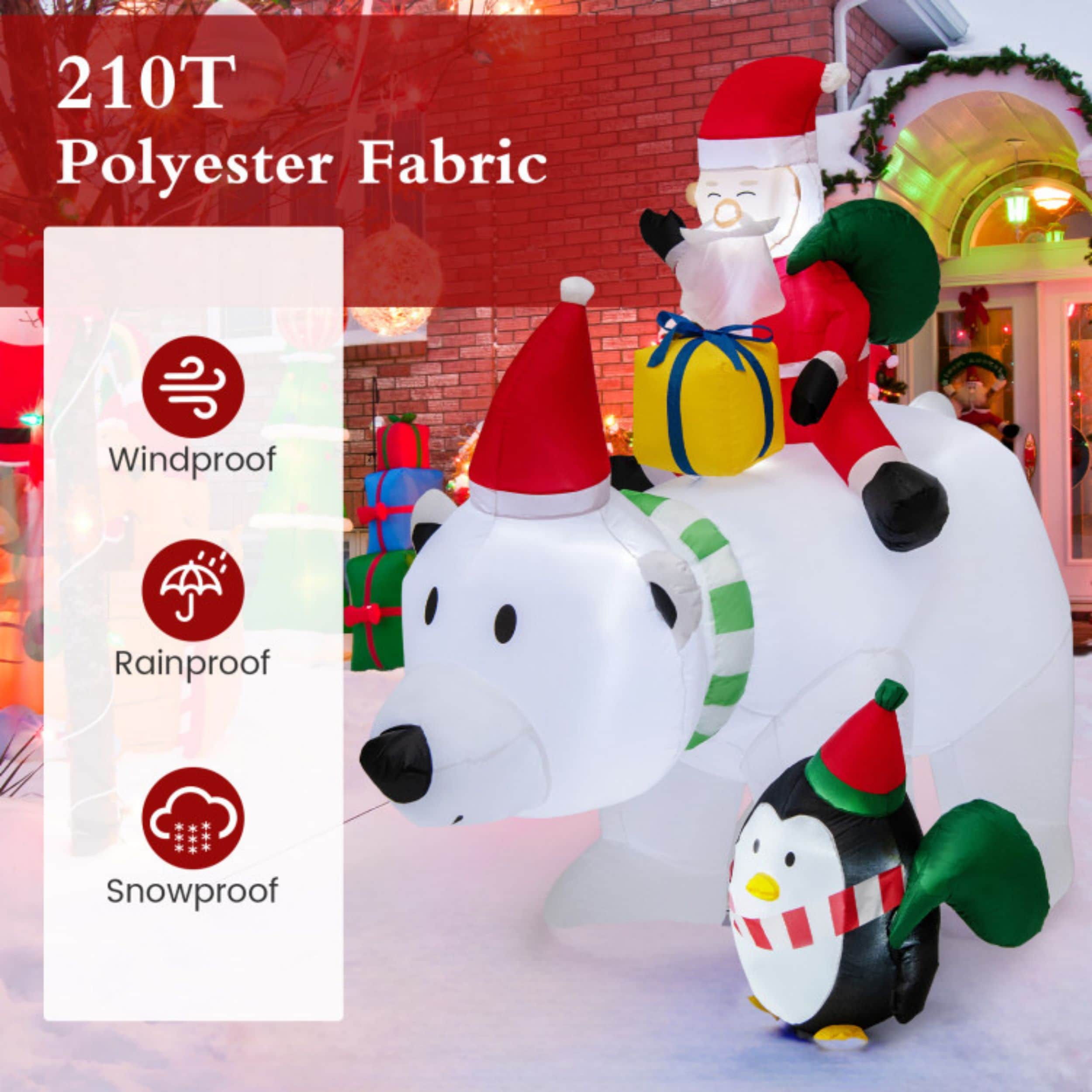 WELLFOR HYZ23981US Christmas-Inflatables - View #5