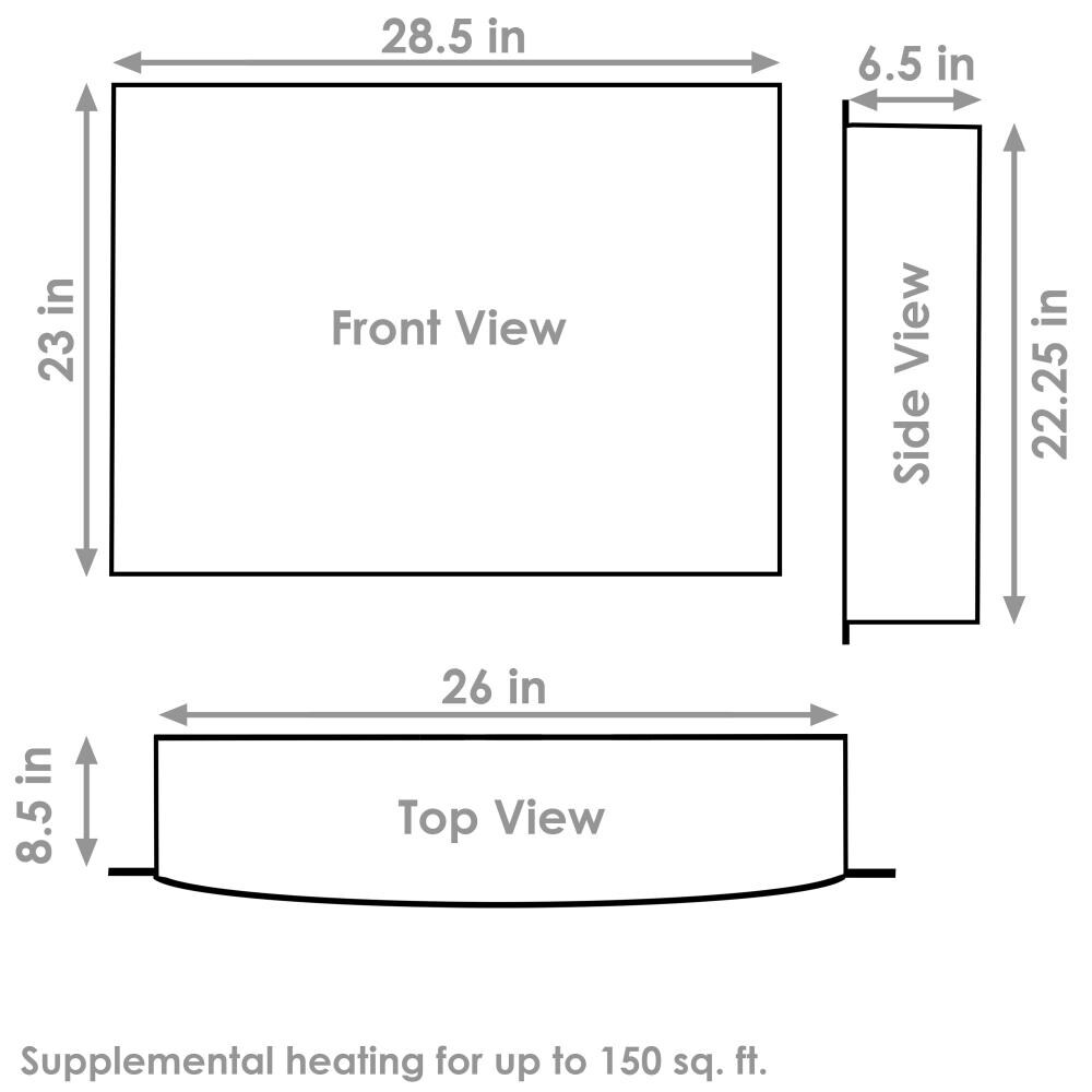 Sunnydaze Decor LOE-401 Electric-Fireplace-Fireboxes - View #6