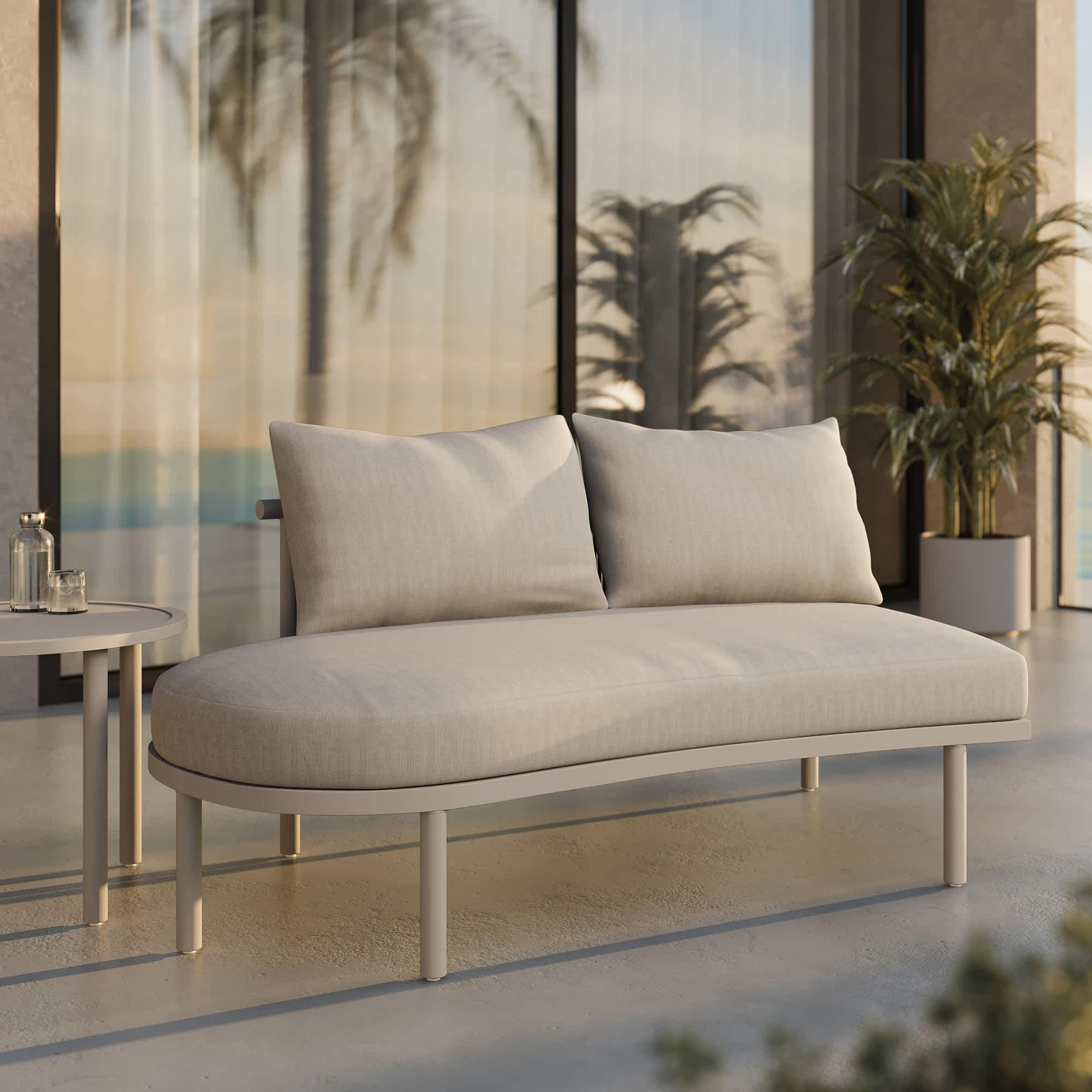 Modway EEI-7607-KHA-STO Patio-Sofas-Daybeds - View #4