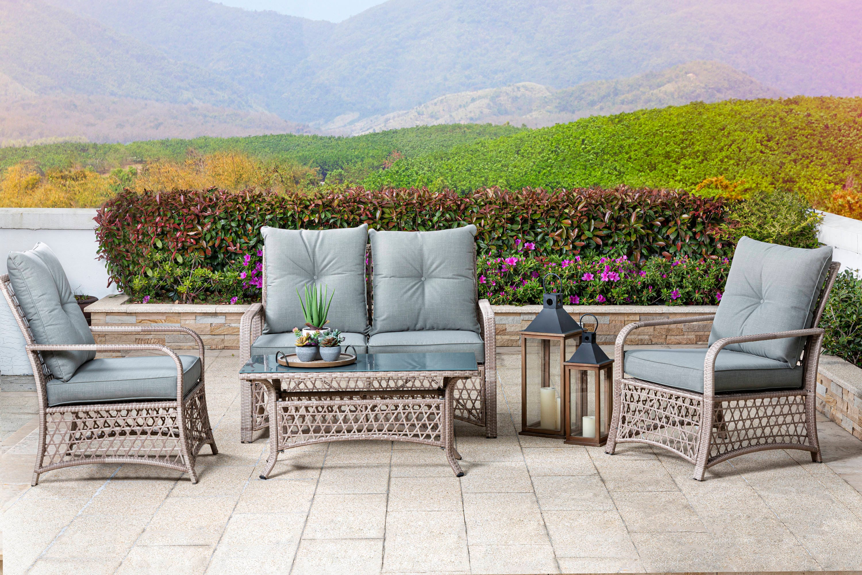 Glitzhome 2007100007 Patio-Conversation-Sets - View #11