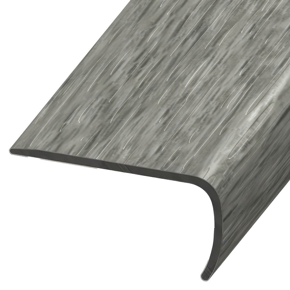 Versatrim VE-121142 DecoCore Lucida-DecorCore-Charred Oak 1-in T x 2-in W x 94-in L PVC Square cap