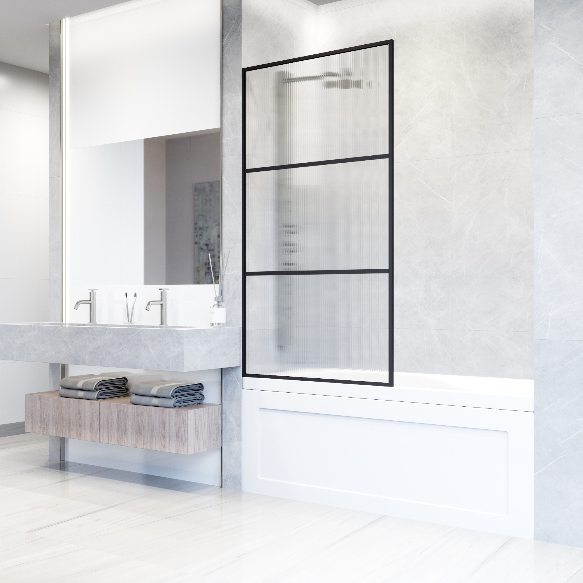 VIGO VG6090MBFL3462 Bathtub-Doors - View #4
