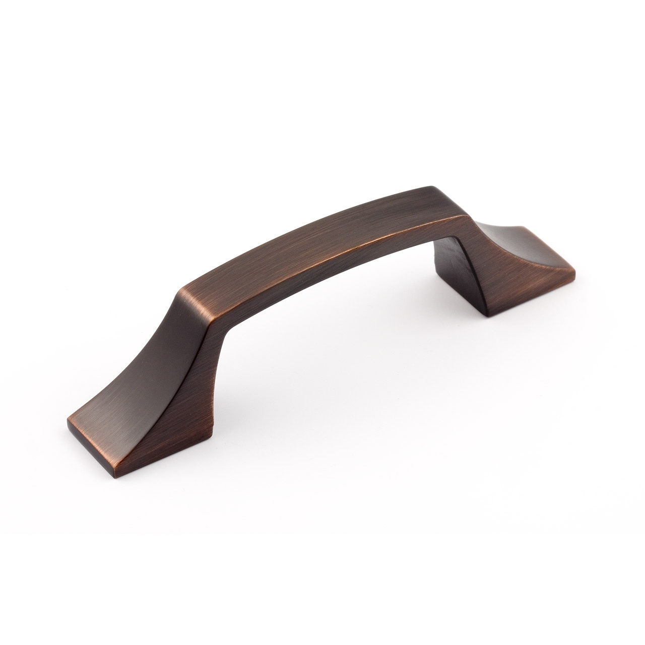 Richelieu BP76596BORB Rosemere 3-3/4-in , 96mm Center to Center Brushed Oil-Rubbed Bronze Dual Mount Rectangular Handle
