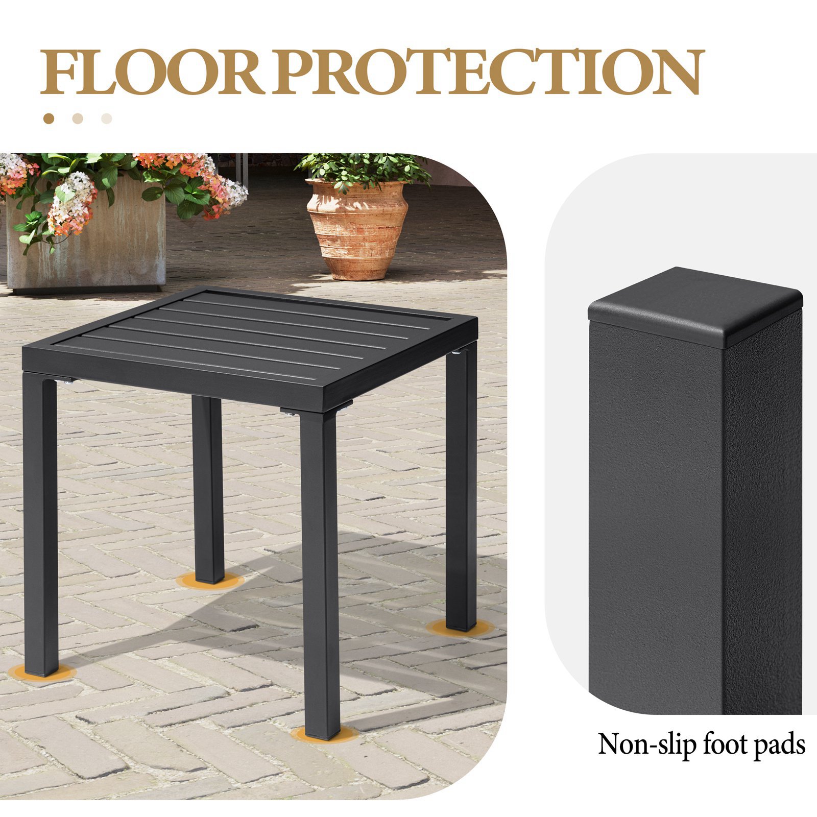 Crestlive Products CL-TB060BLK-1 Patio-Tables - View #5