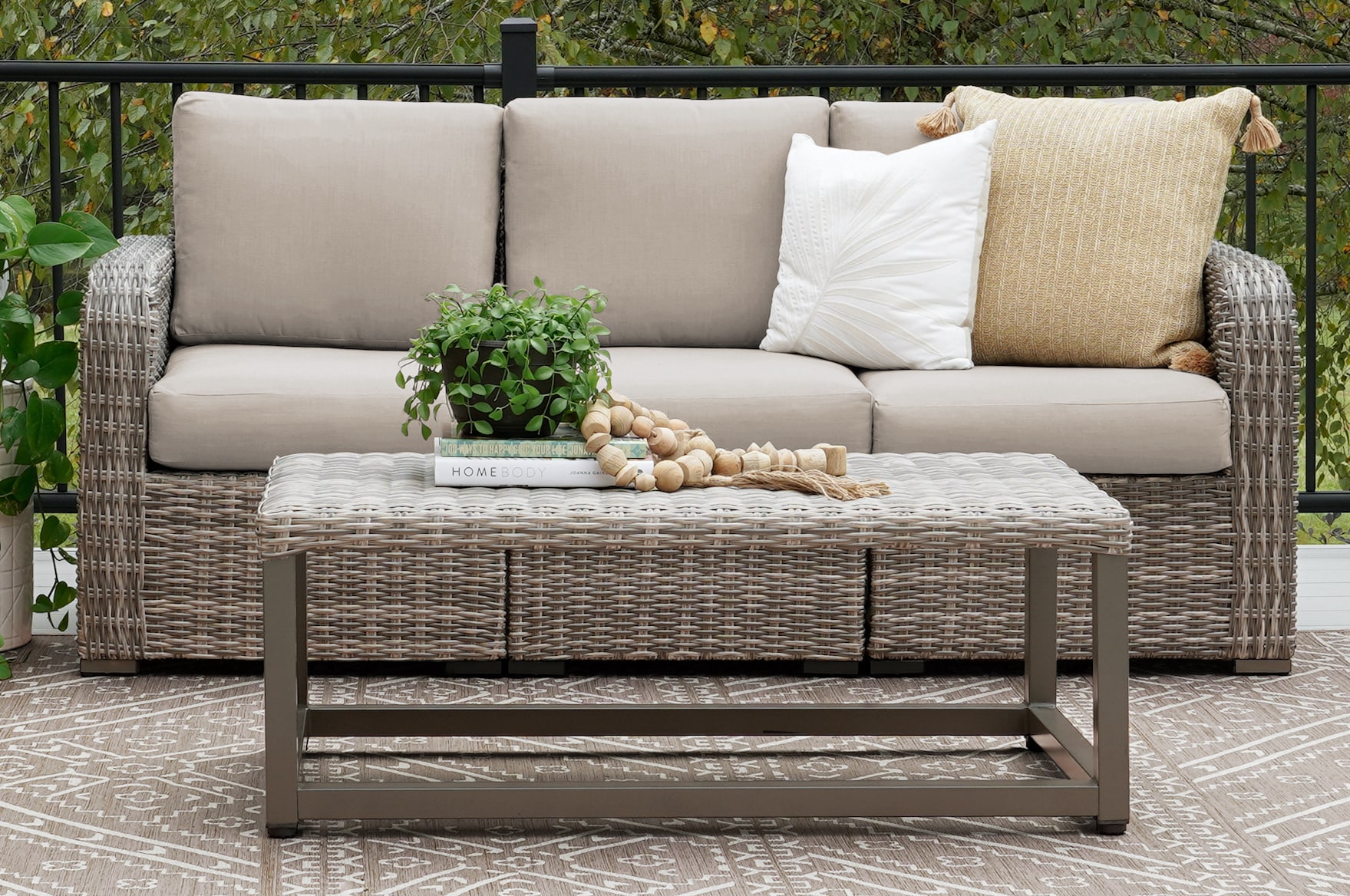 Leisure Made 471082-TAN Patio-Conversation-Sets - View #4