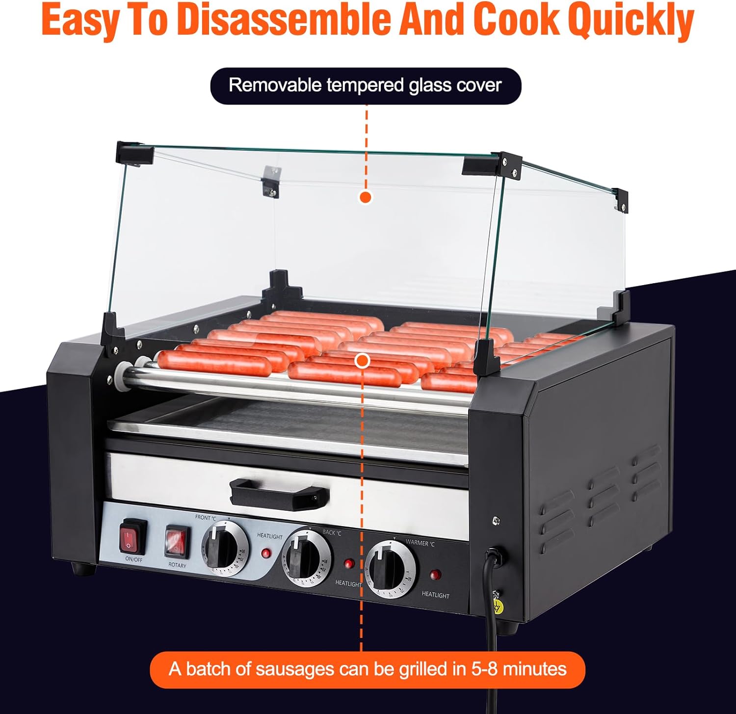 Garvee CBV-RGJMPABBL-1DOO Hot-Dog-Cookers - View #6