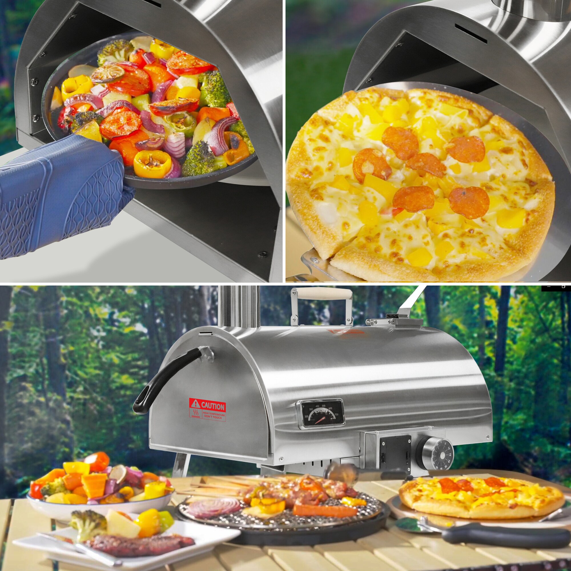 Lordear LCNE240303MAR Outdoor-Pizza-Ovens - View #2
