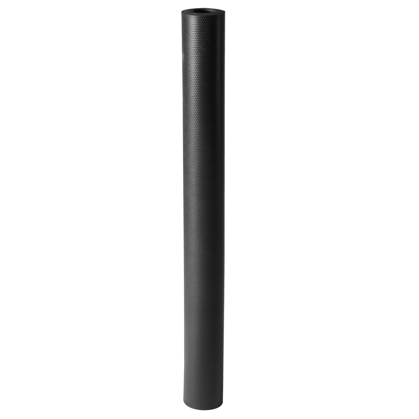 Mecale 8 x 6-ft Exercise Mat 48-sq-ft PVC Non-Slip 7-mm Thick Workout Mat with Bag and Straps Black