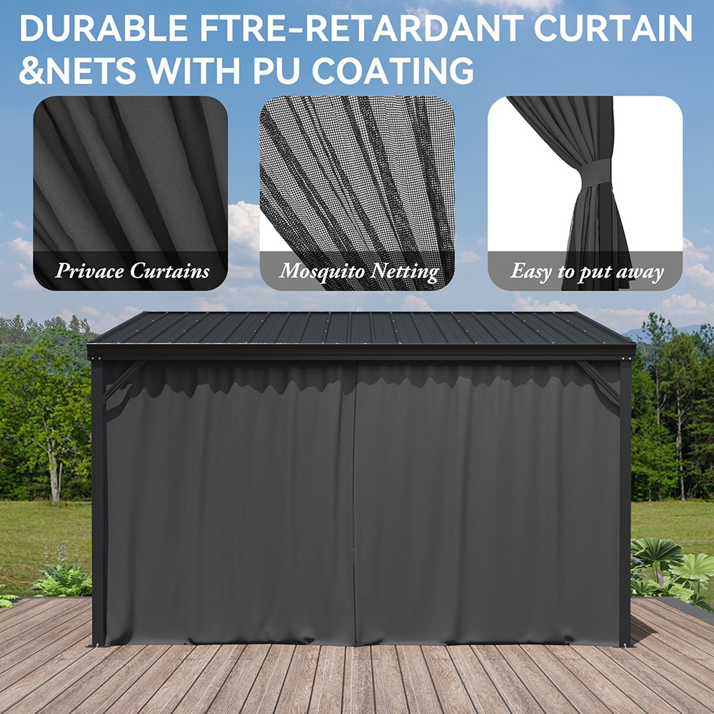 Homsee V-KF510012-01-ABC Wood-Resin-Gazebos - View #10