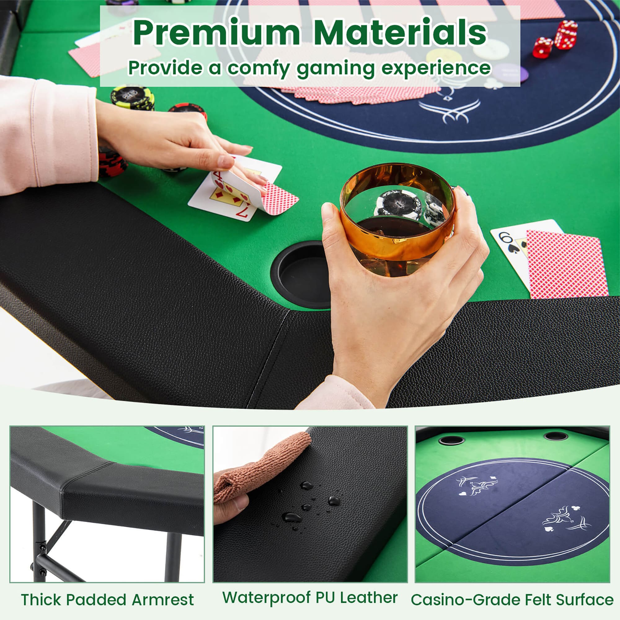 Costway HCST04956 Multi-Game-Tables - View #5