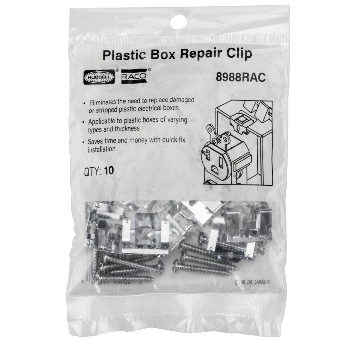 Hubbell 8988RAC Electrical-Box-Mounting-Hardware - View #7