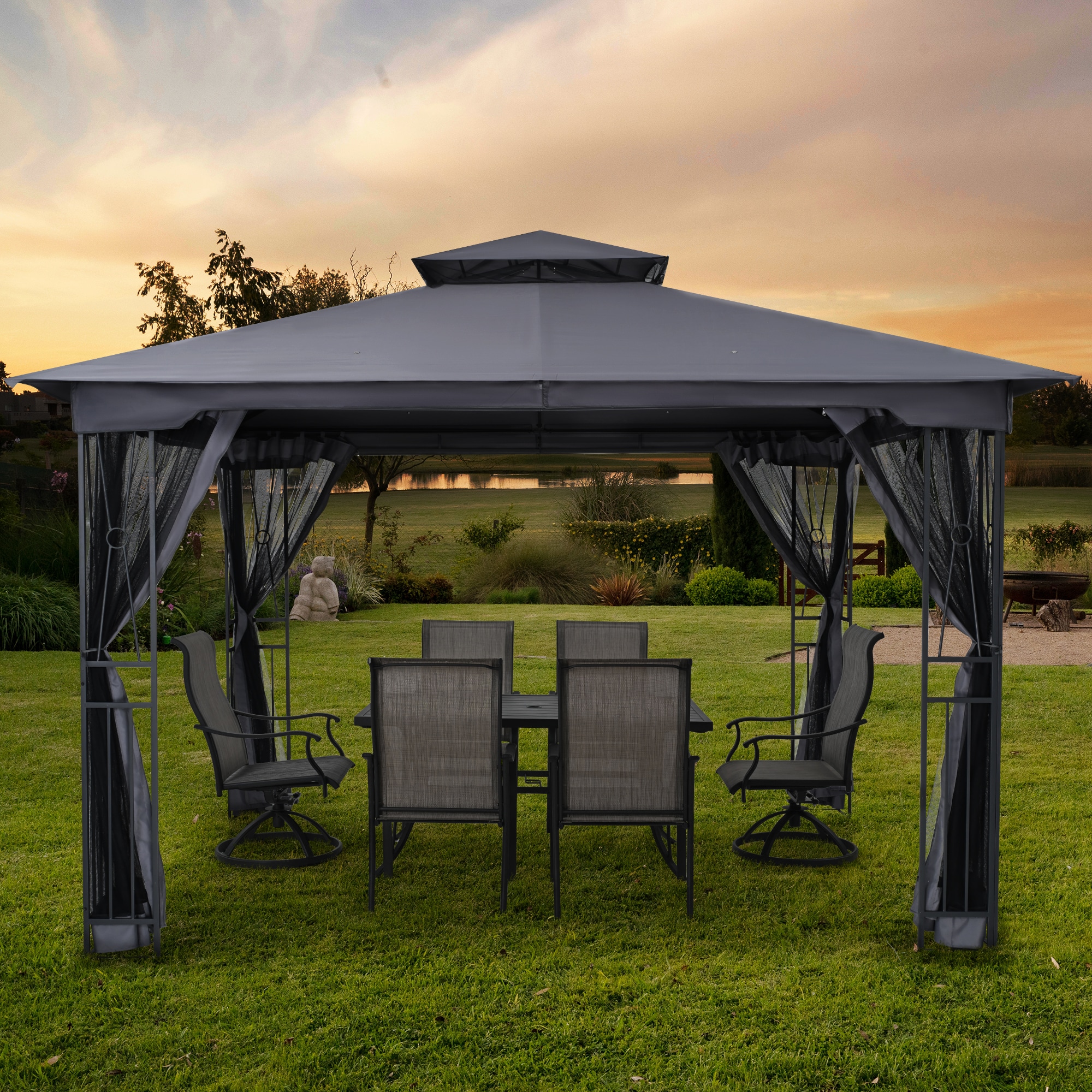  EL-ZPTY-H-WL3 Wood-Resin-Gazebos - View #10