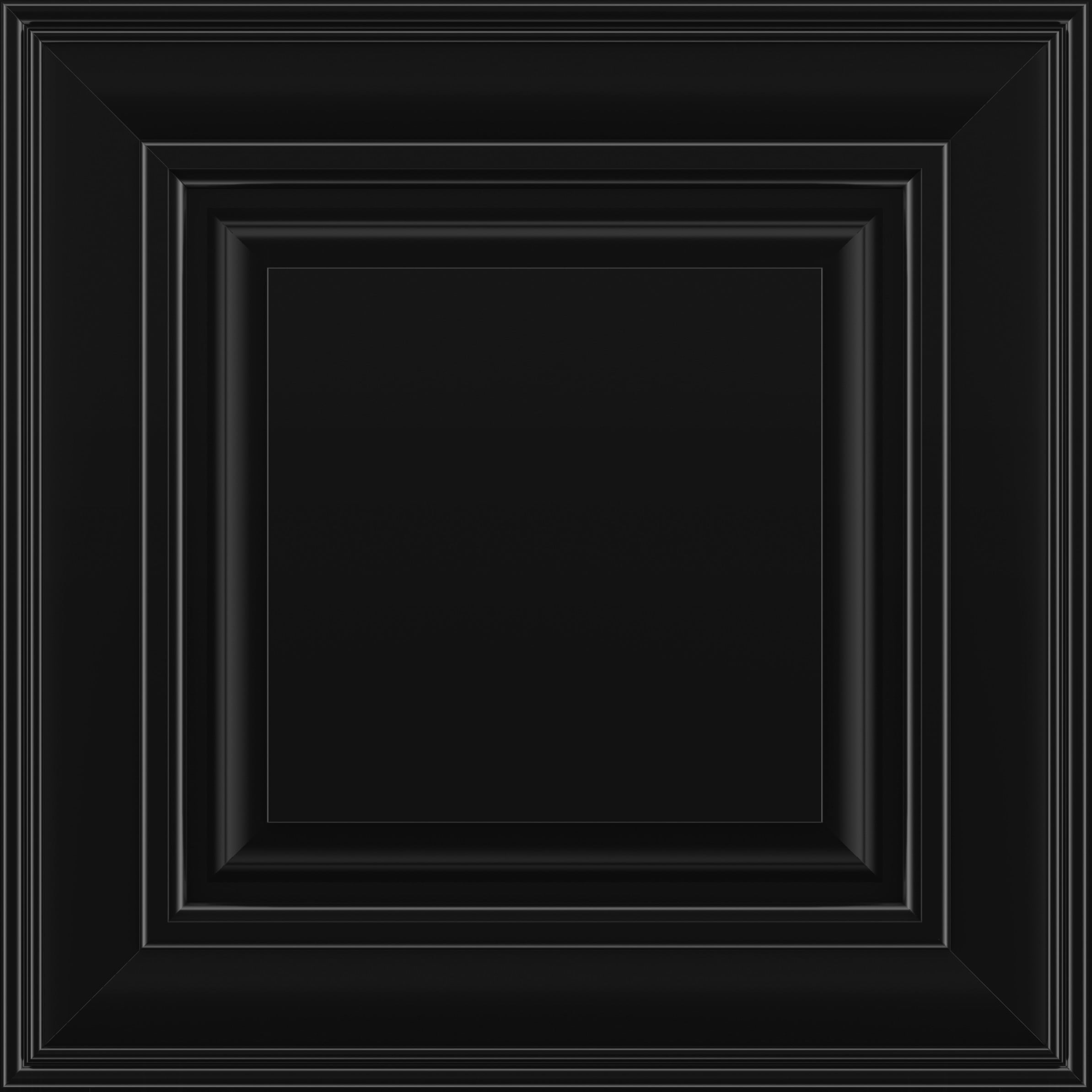 Shenandoah 97893 McKinley 14.5625-Inches W x 14.5-Inches H Black Painted Maple Kitchen Cabinet Sample (Door Sample)
