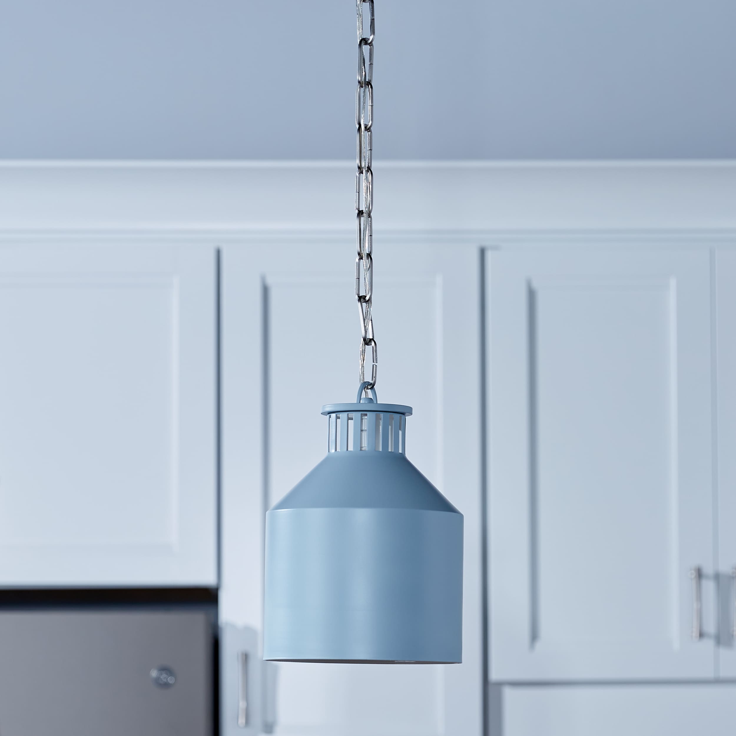 Blue pendant hot sale light lowes