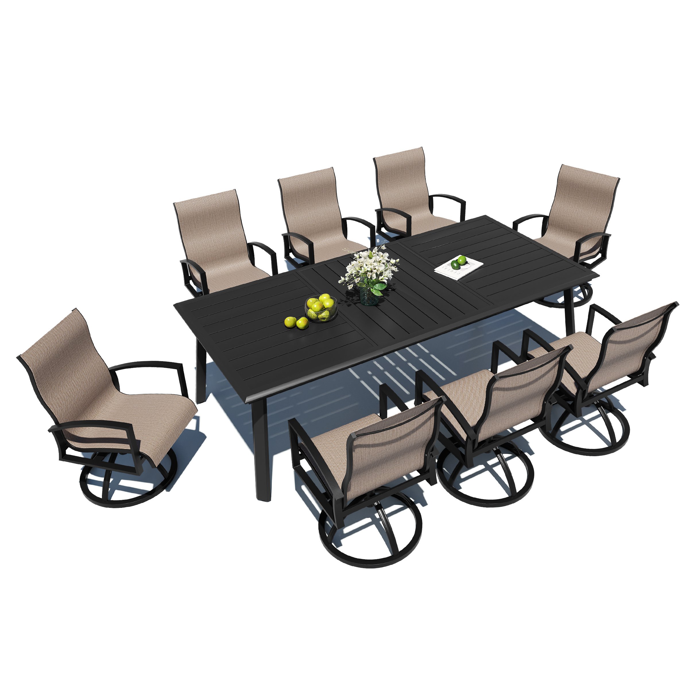 Crestlive Products CL-TD5511ASH240-9 Patio-Dining-Sets - View #3