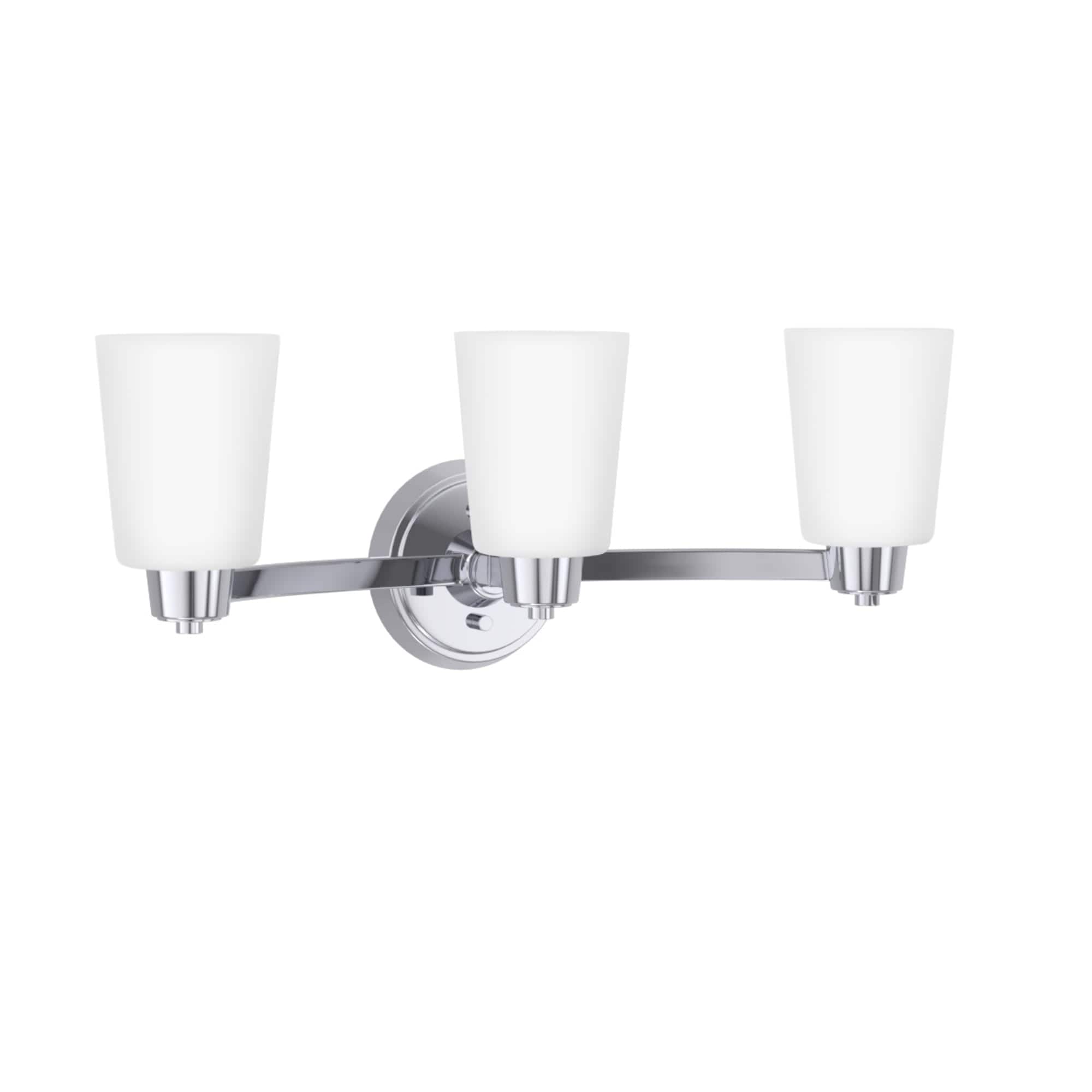 Signature Hardware 442426 Windsor Gate 22.375-in 3-Light Chrome Traditional Vanity Light